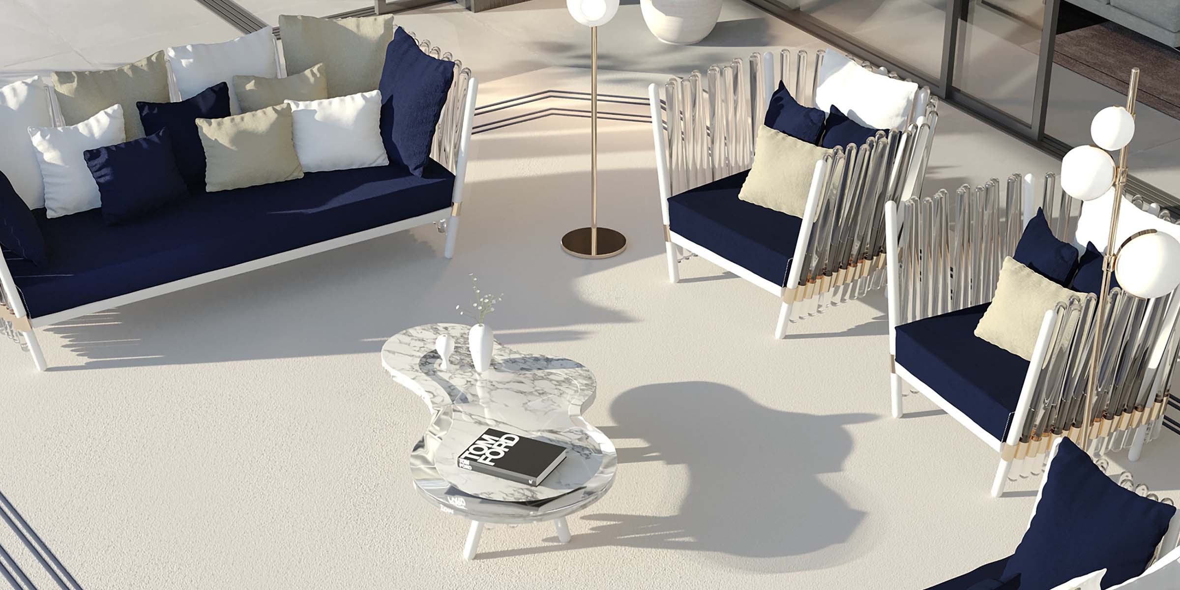 Bien choisir les coussins et textiles d’extérieur : grammage, déperlance, séchage rapide