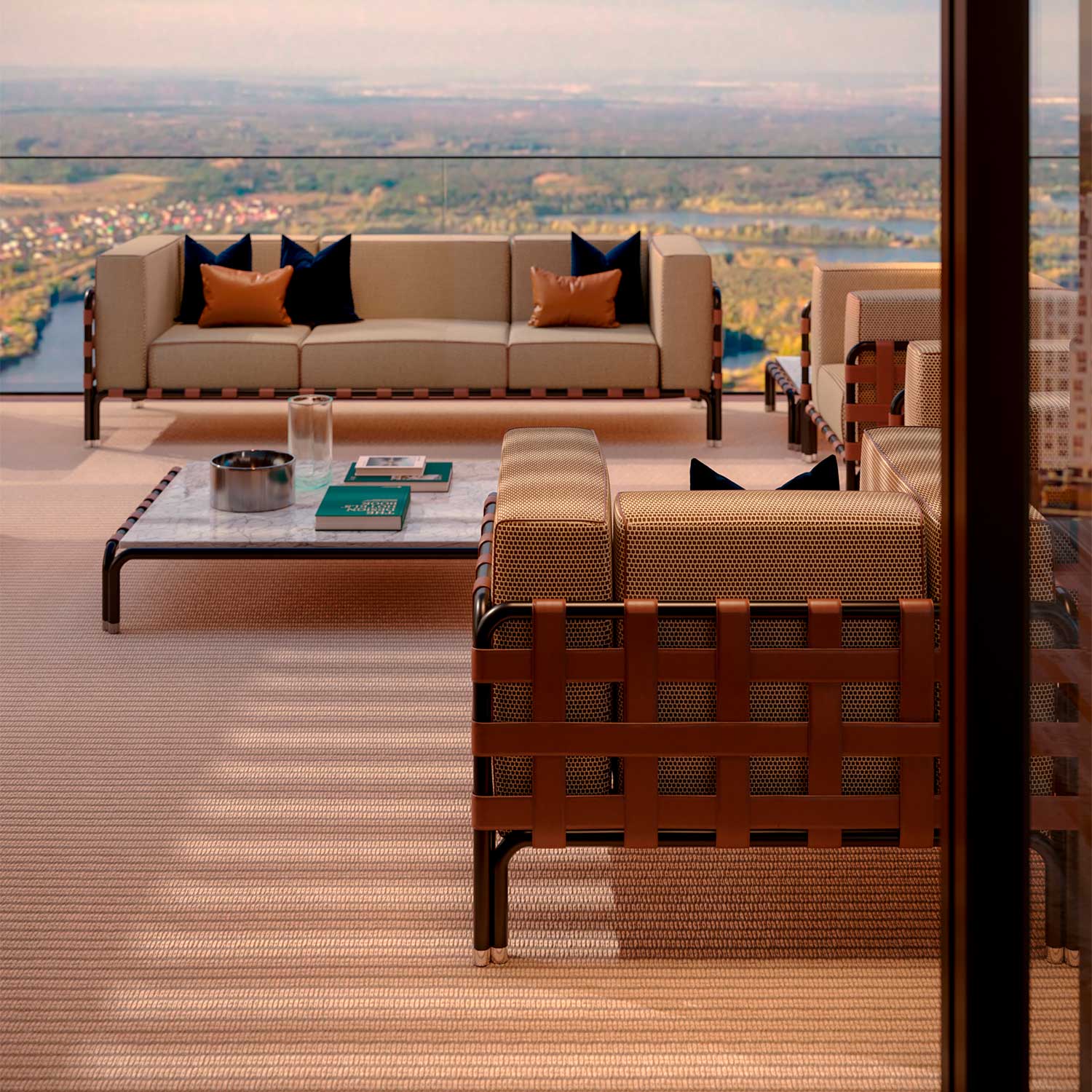 HOUND Armchair - High-end, customizable outdoor armchair