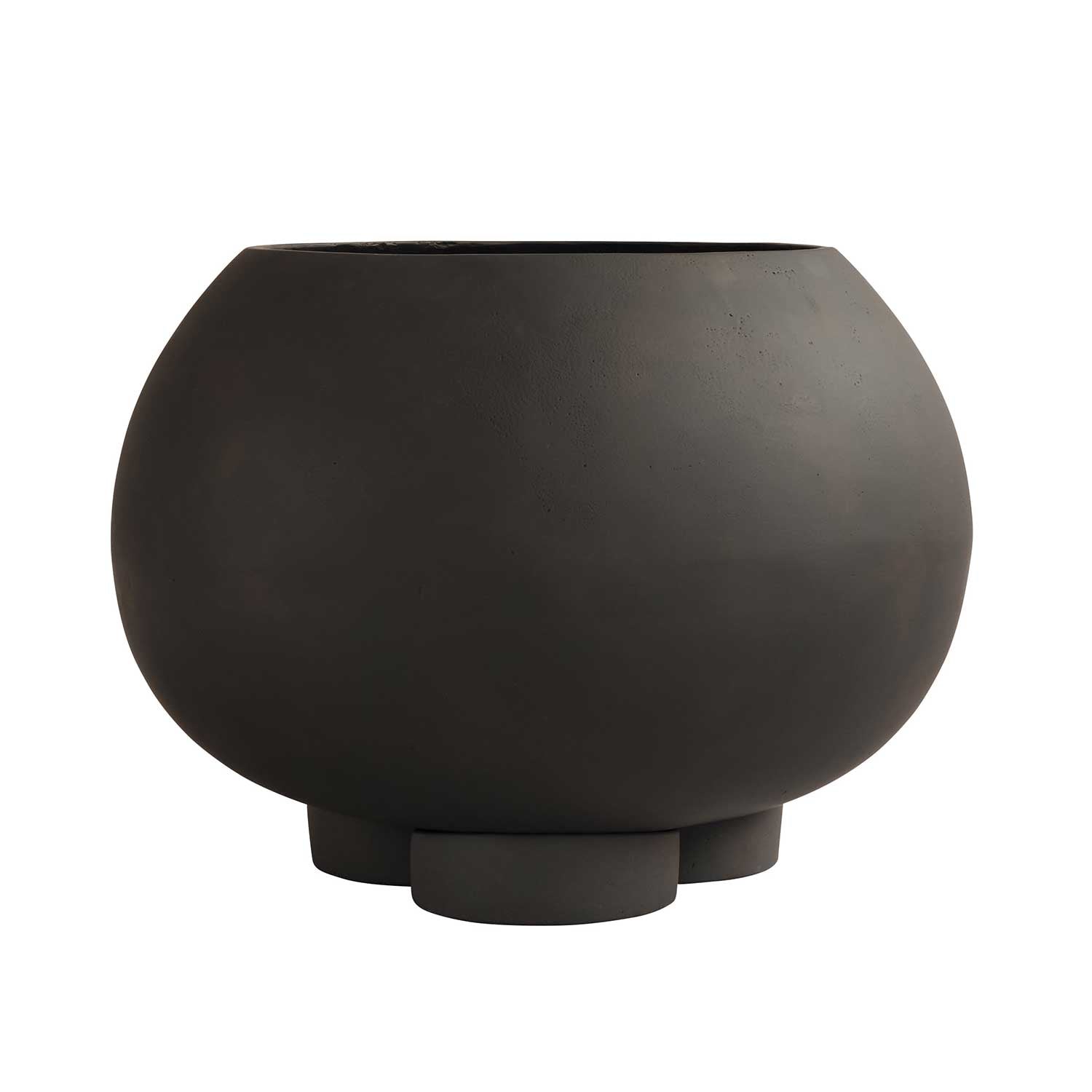 URCHIN - Grand pot de fleur design d'extérieur en béton fibré