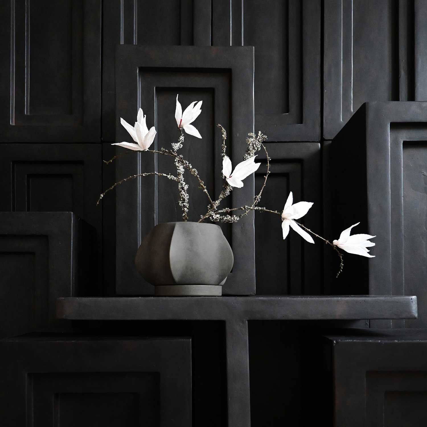 ARKET - Pot de fleur extérieur xxl design en béton fibré