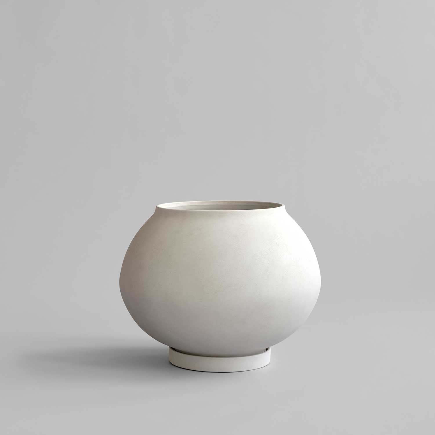 SUNAO - Pot de fleur exterieur grande taille en béton fibré