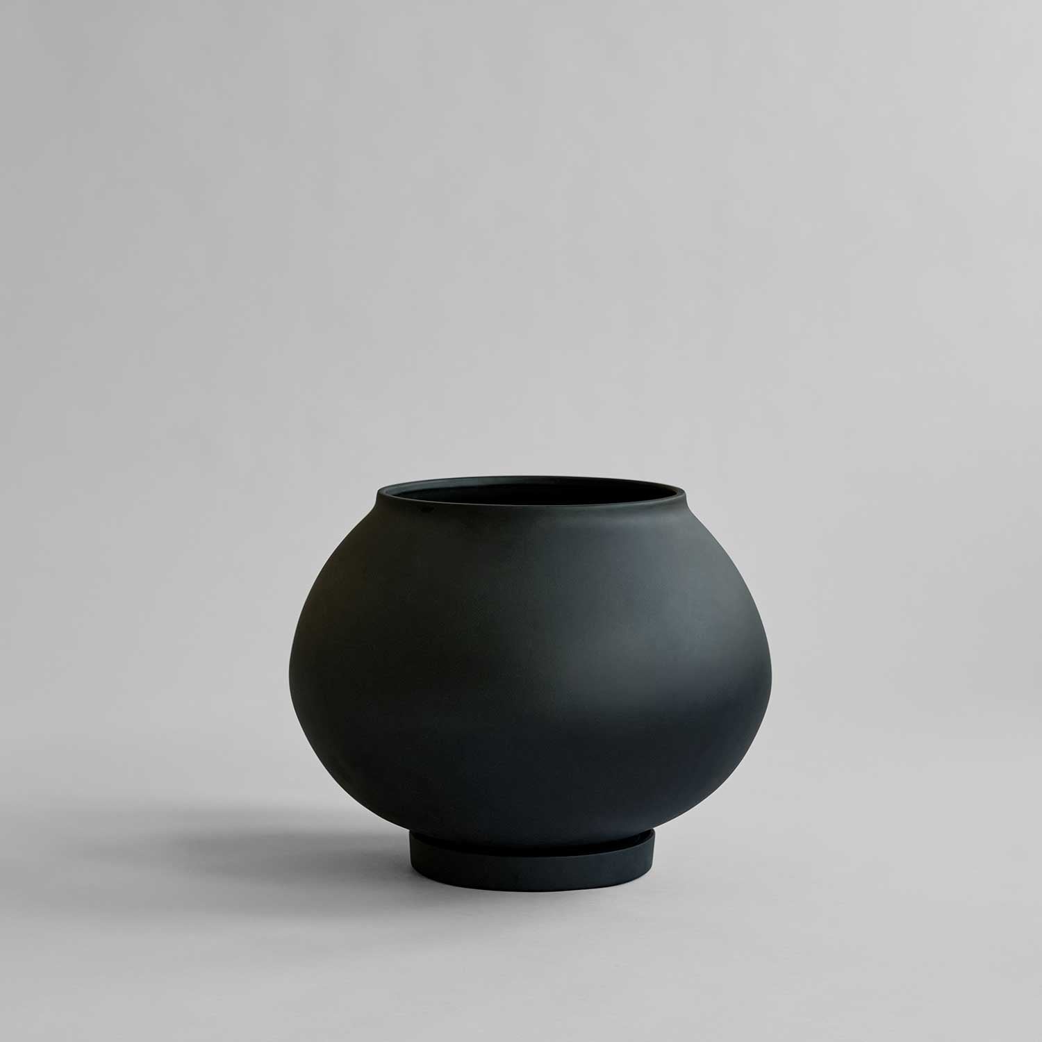 SUNAO - Pot de fleur exterieur grande taille en béton fibré