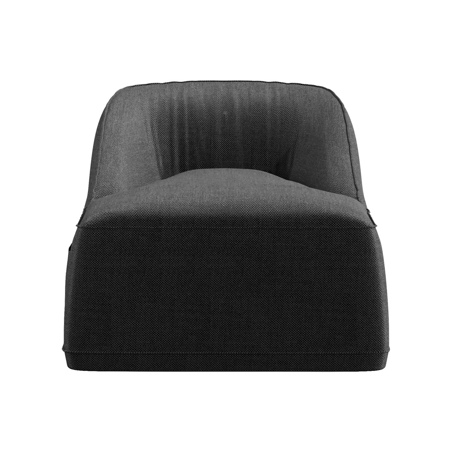 FLOW Armchair - Fauteuil d'extérieur en tissu ou cuir haut de gamme personnalisable