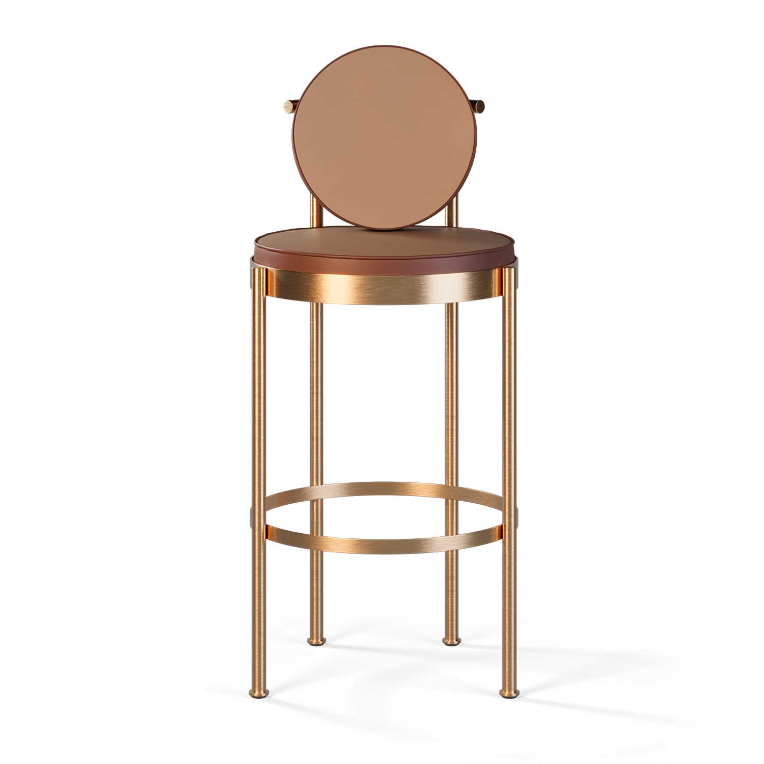 TRACE Bar Chair - Tabouret de bar d'extérieur avec dossier haut de gamme