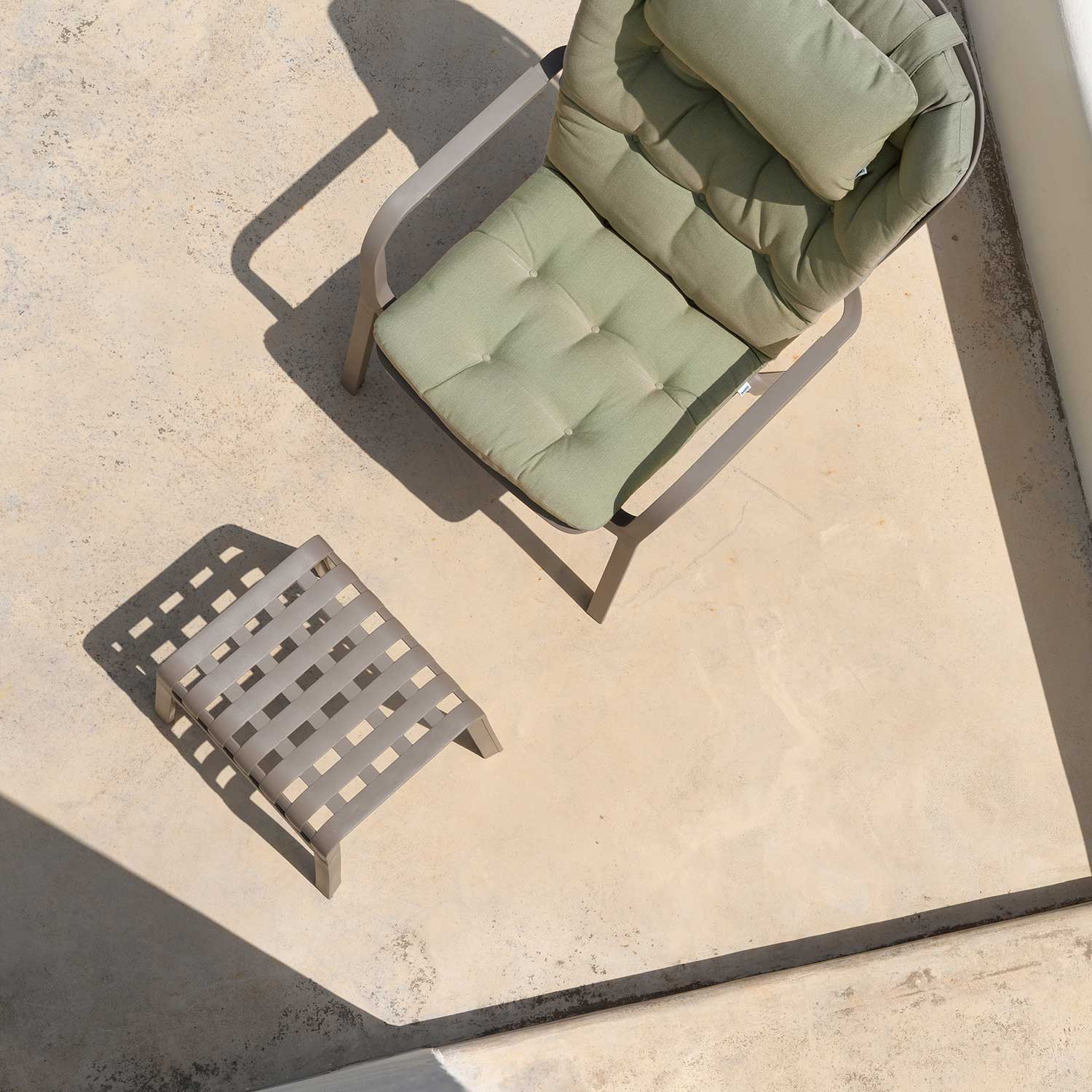 POGGIO - Tabouret repose-pied d'extérieur design