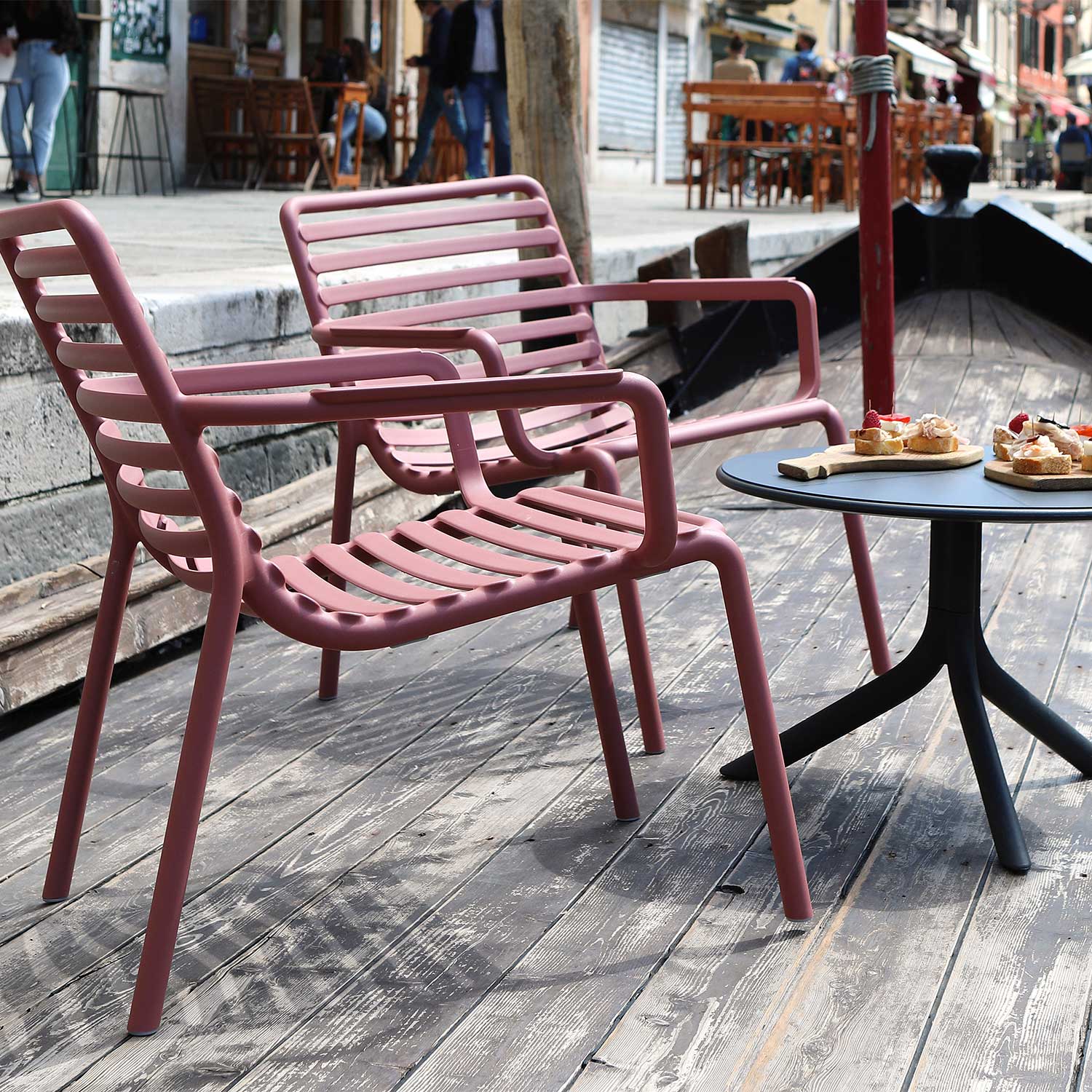 DOGA Relax - Fauteuil d'extérieur design empilable