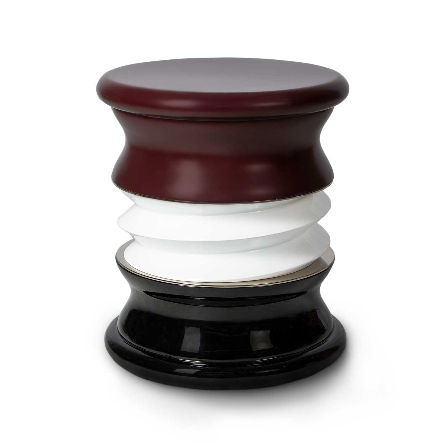 LONIAN Twist Stool - Tabouret d'extérieur haut de gamme personnalisable