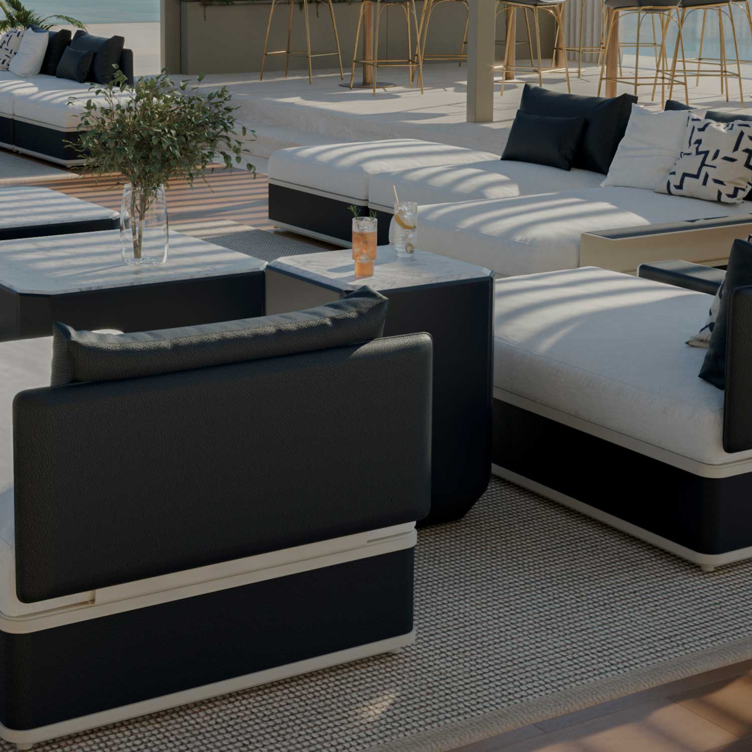 EVEN Side Table - Table d'appoint d'extérieur design personnalisable