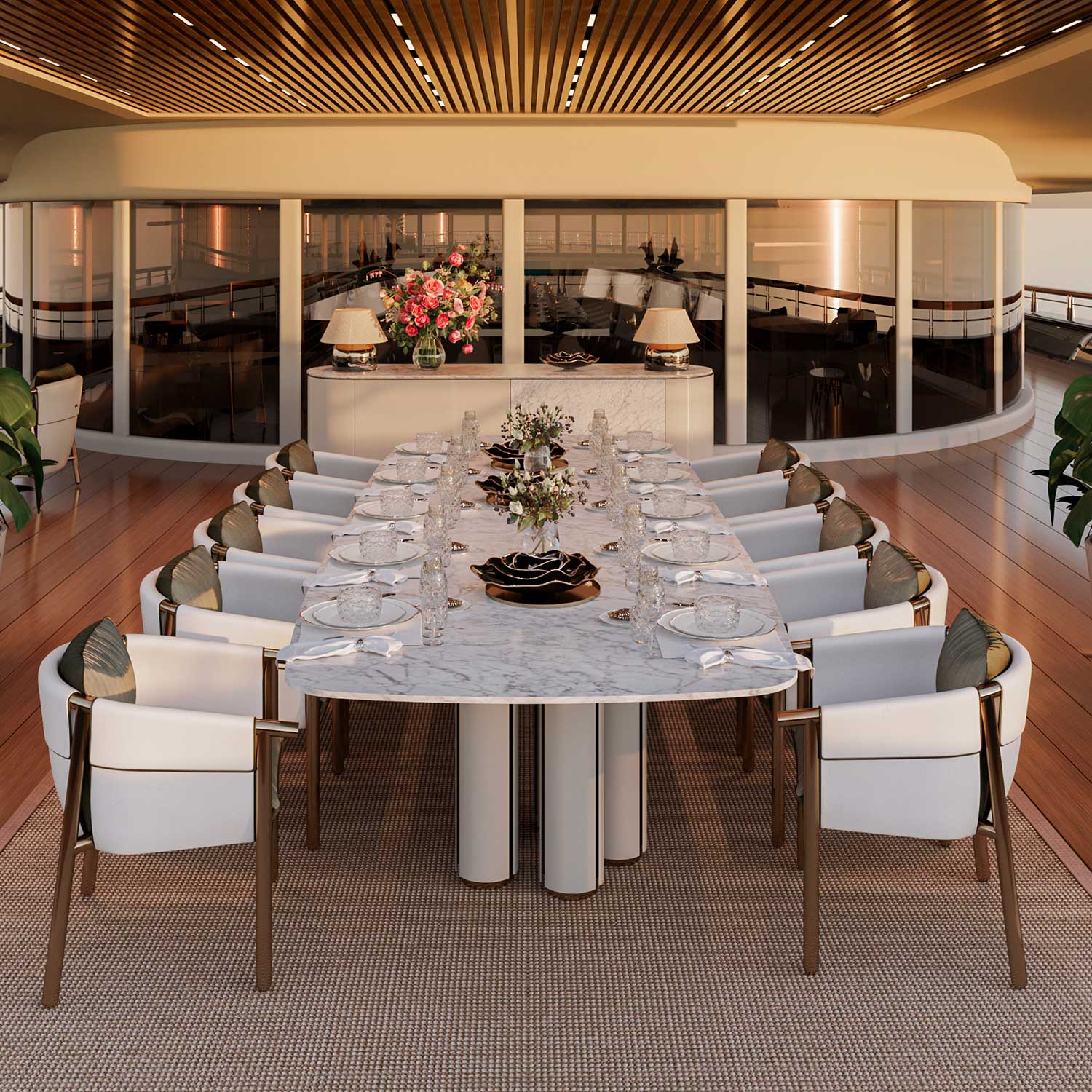 CÉLINE Dining Armchair - Chaise d'extérieur haut de gamme personnalisable