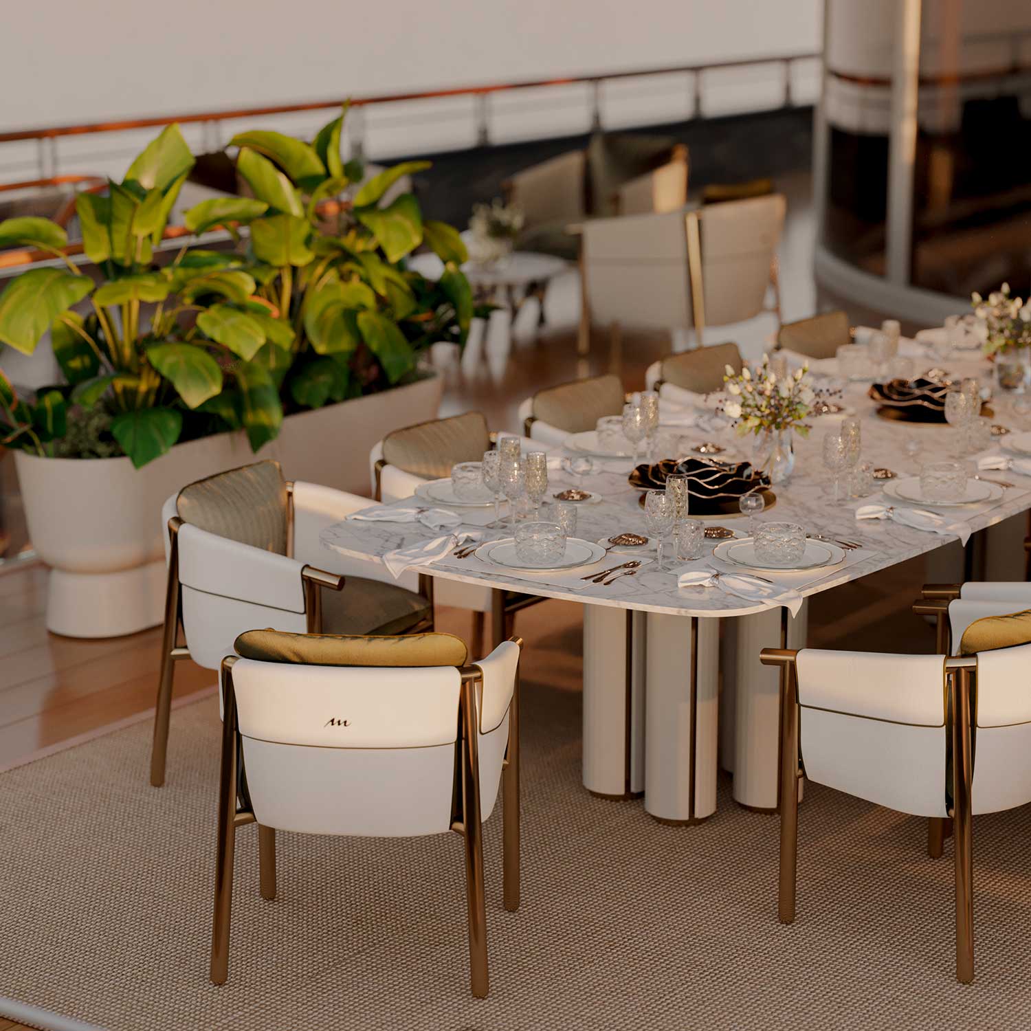 CÉLINE Dining Armchair - Chaise d'extérieur haut de gamme personnalisable