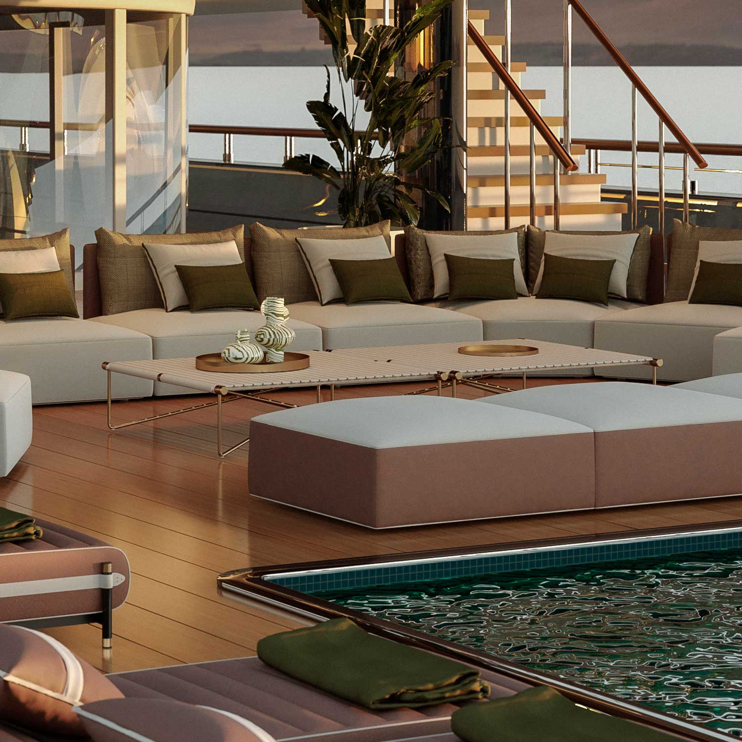 NOA Coffee Table - Table basse d'extérieur haut de gamme personnalisable