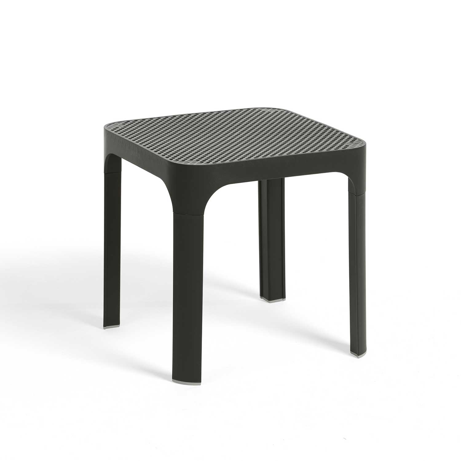 NET Table - Table d'appoint carrée extérieur en résine