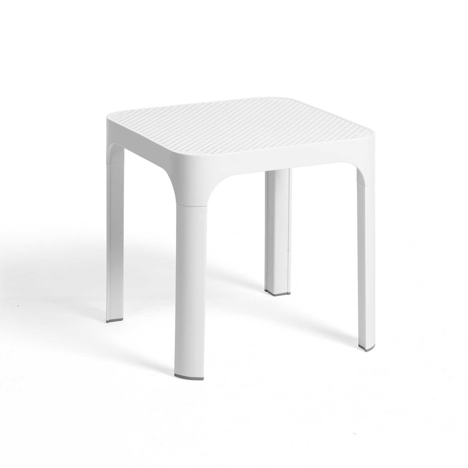 NET Table - Table d'appoint carrée extérieur en résine