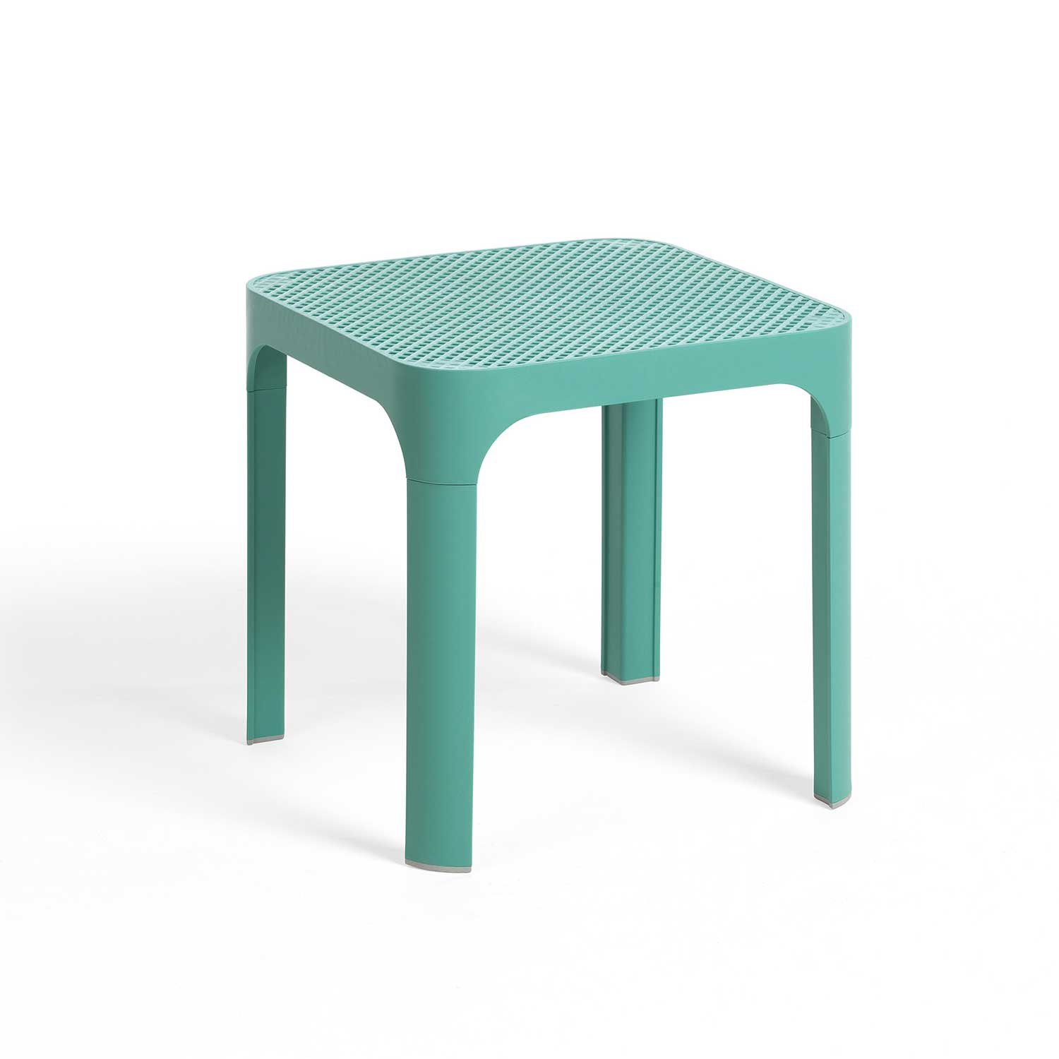 NET Table - Table d'appoint carrée extérieur en résine