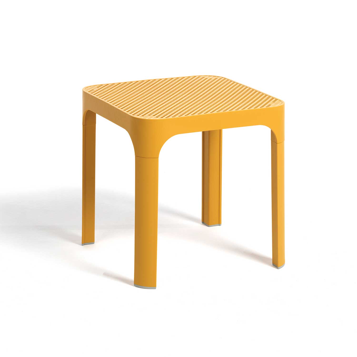 NET Table - Table d'appoint carrée extérieur en résine