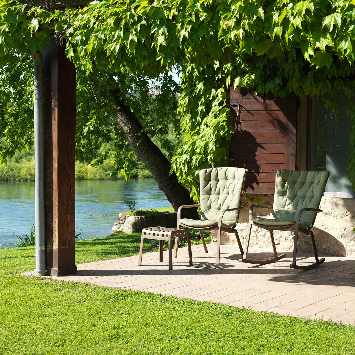 FOLIO - Fauteuil d'extérieur design étanche et résistant