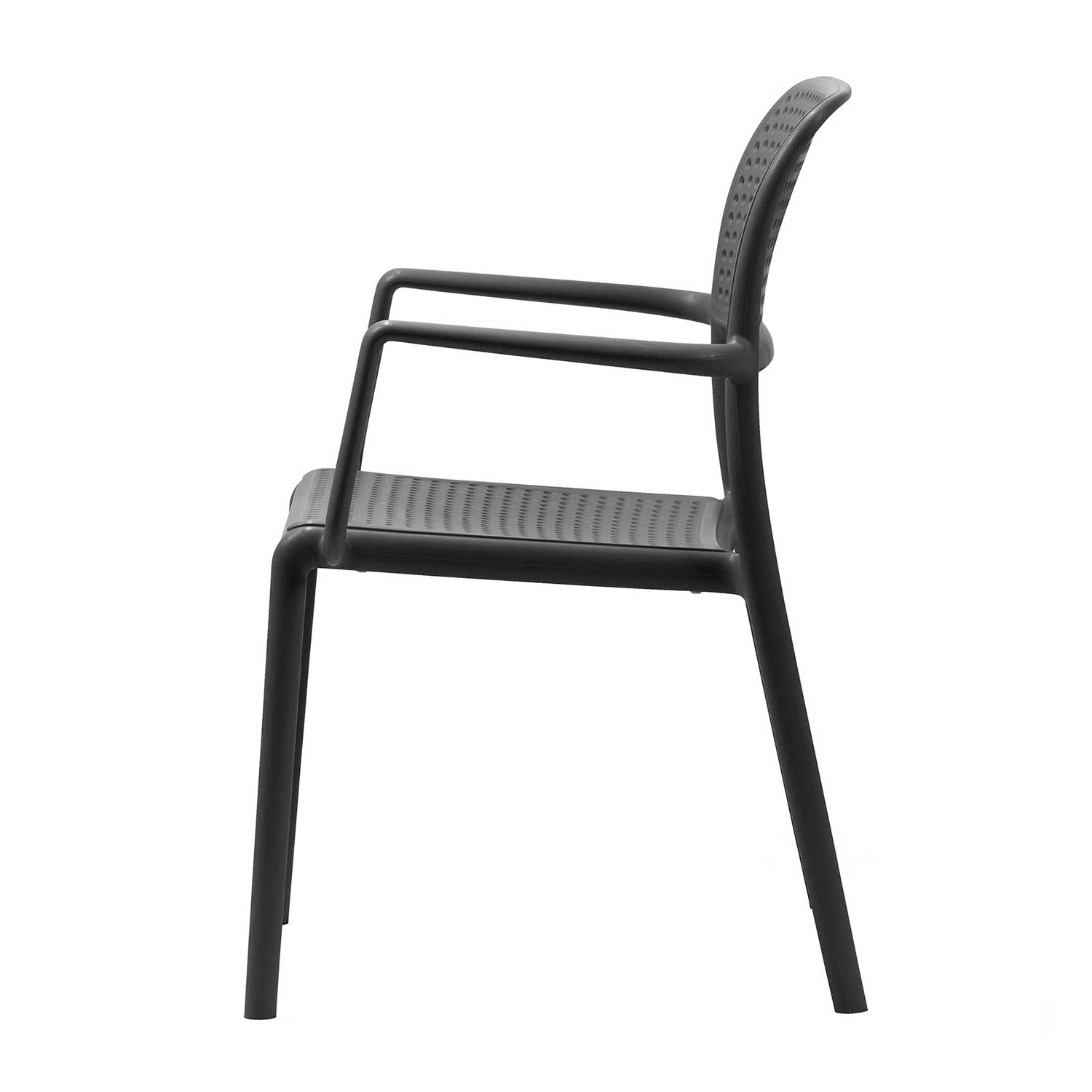 BORA - Chaise d'extérieur design avec accoudoirs