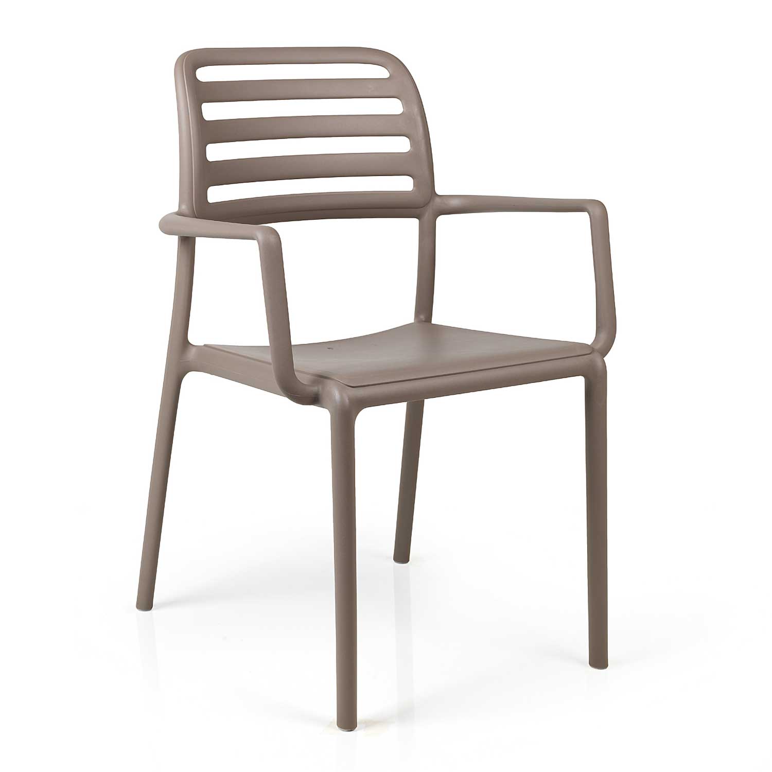 COSTA - Chaise d'extérieur design avec accoudoirs