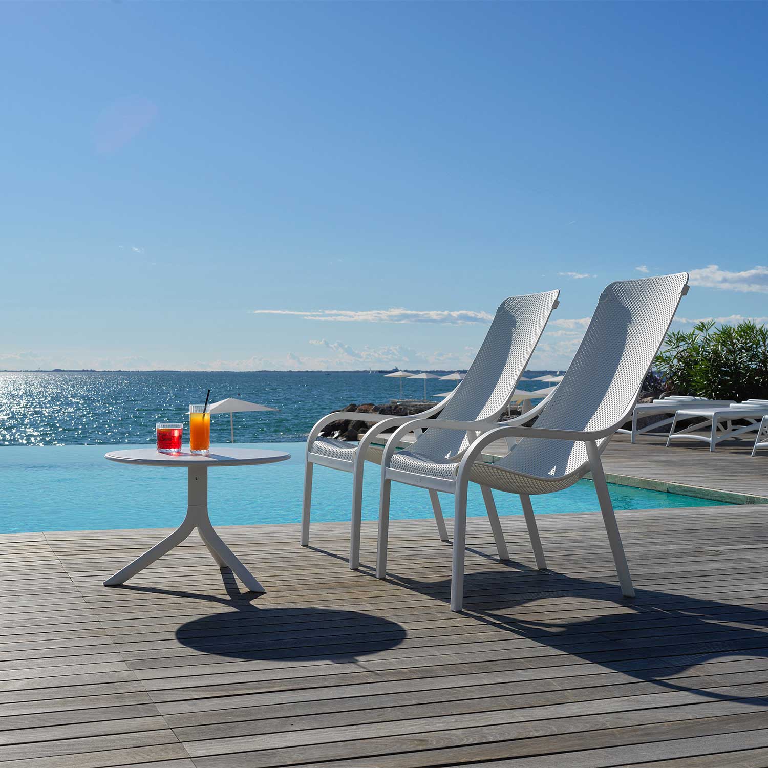 NET Lounge - Chaise longue d'extérieur design