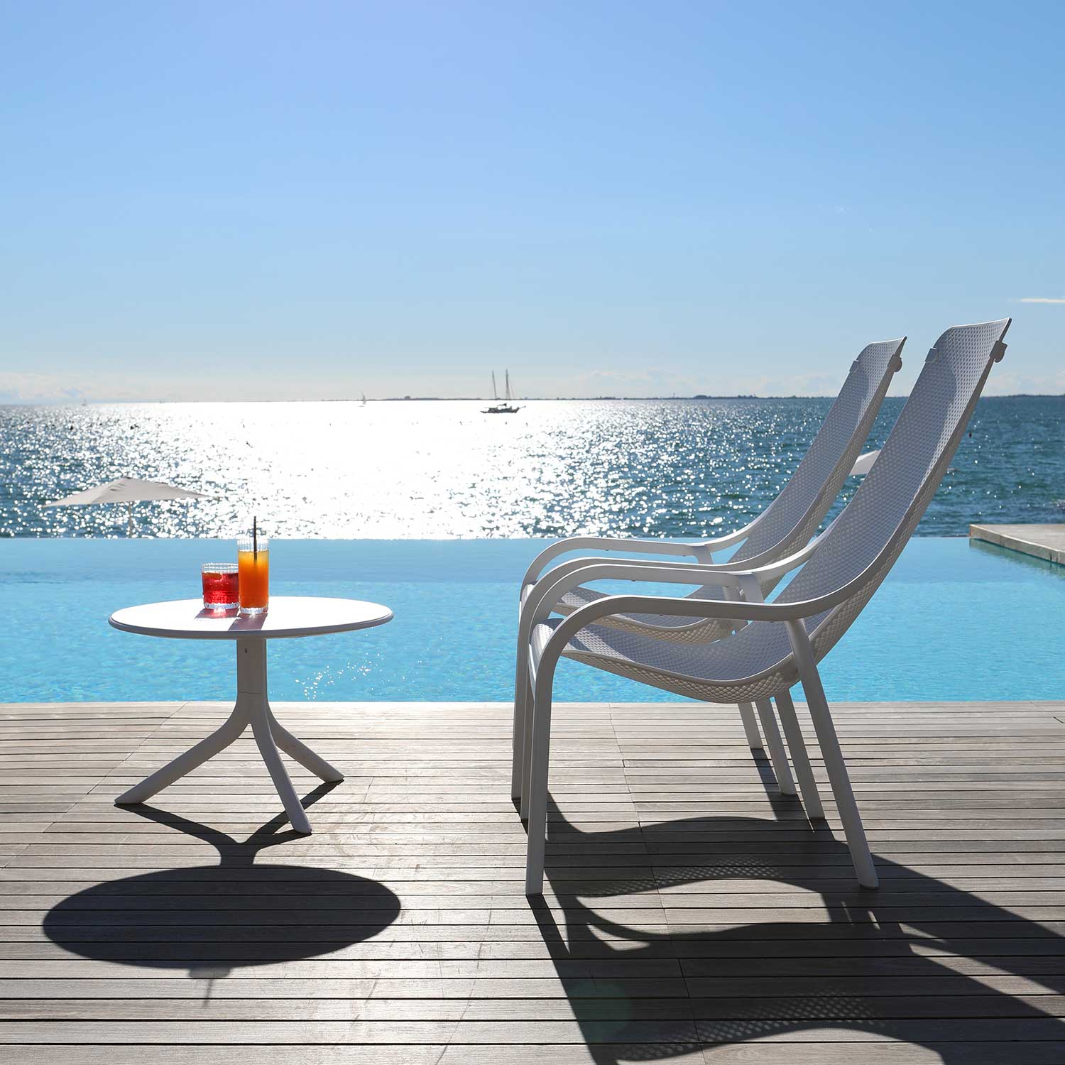 NET Lounge - Chaise longue d'extérieur design