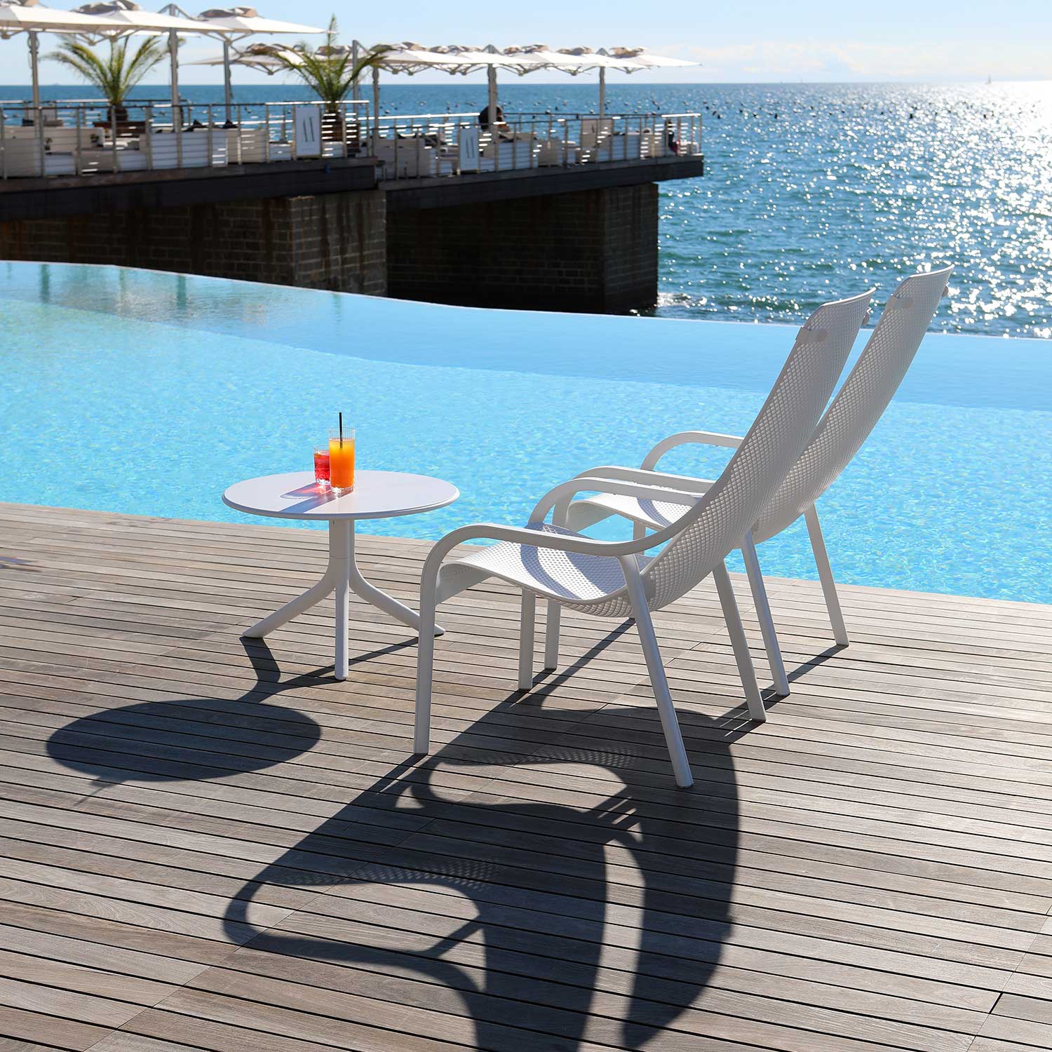 NET Lounge - Chaise longue d'extérieur design