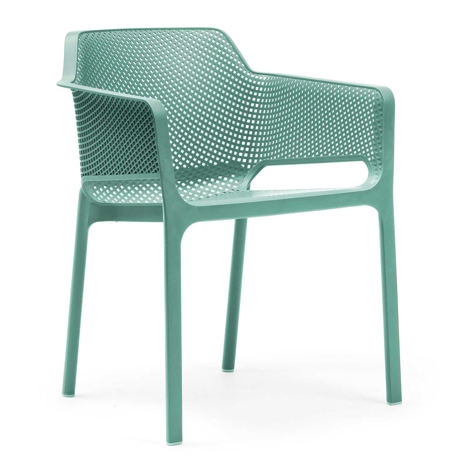 NET - Chaise d'extérieur design avec accoudoirs