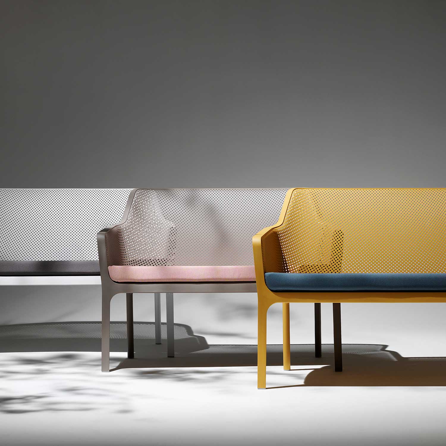 NET Bench - Waterproof and durable designer outdoor bench