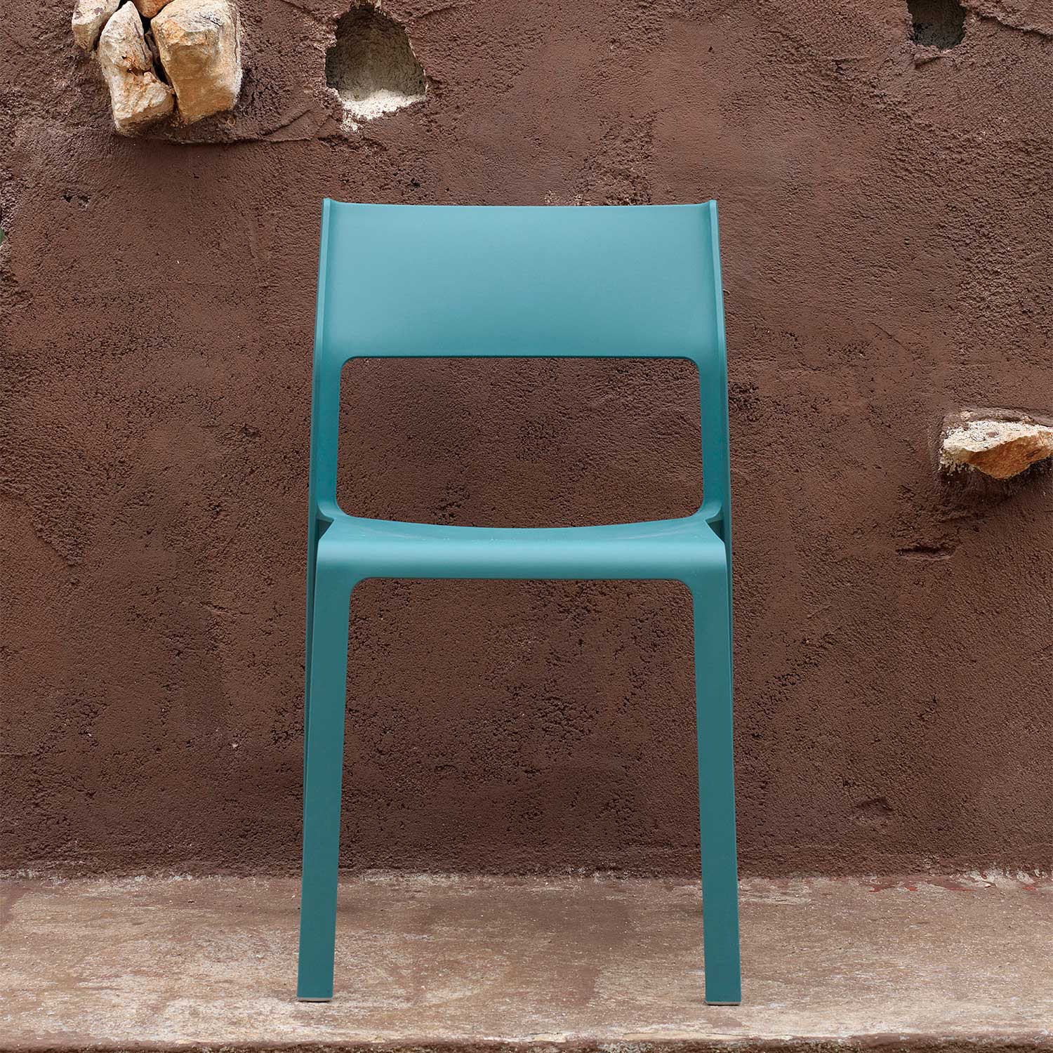 TRILL Bistrot - Chaise d'extérieur design empilable