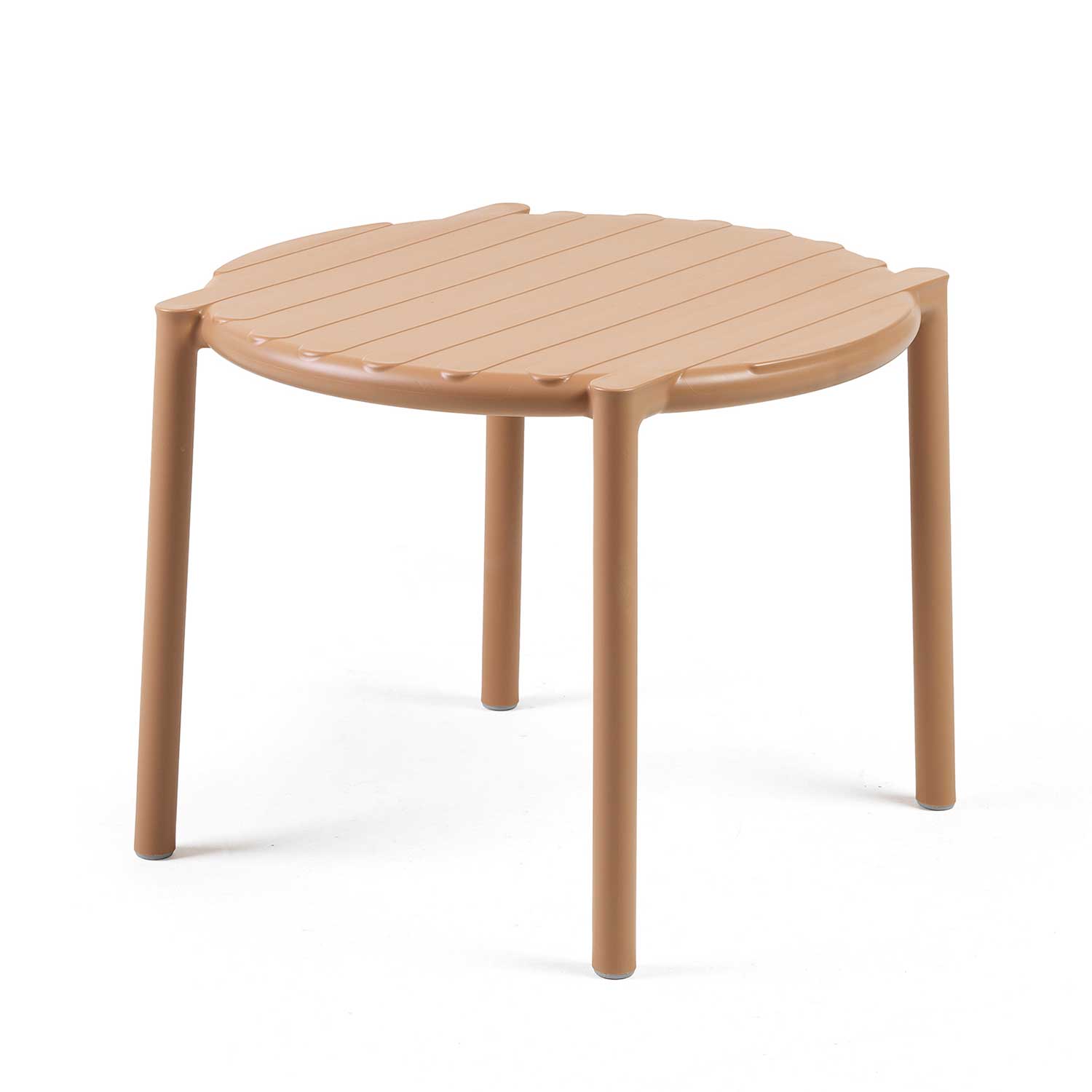 DOGA - Table basse d'extérieur plateau lattes design