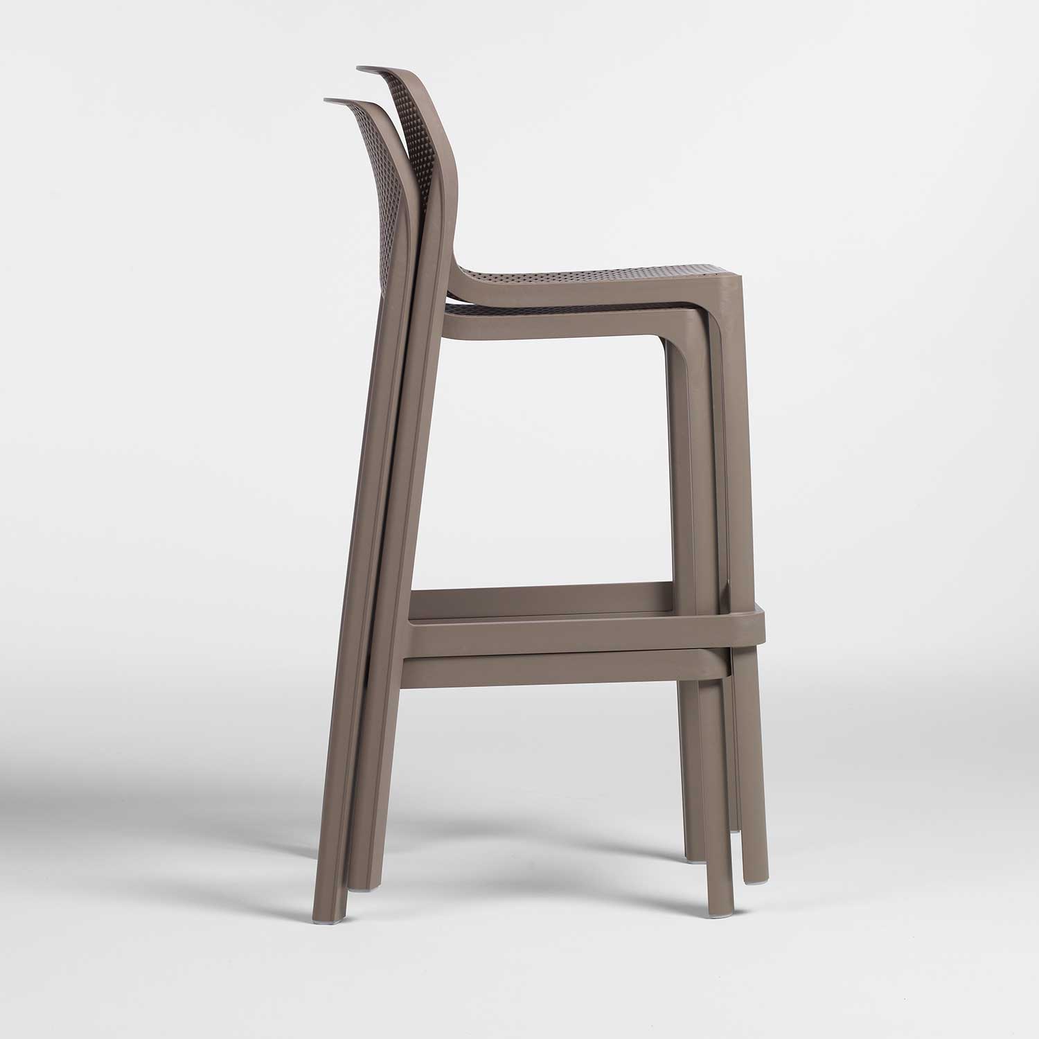 NET Stool - Stackable designer outdoor stool