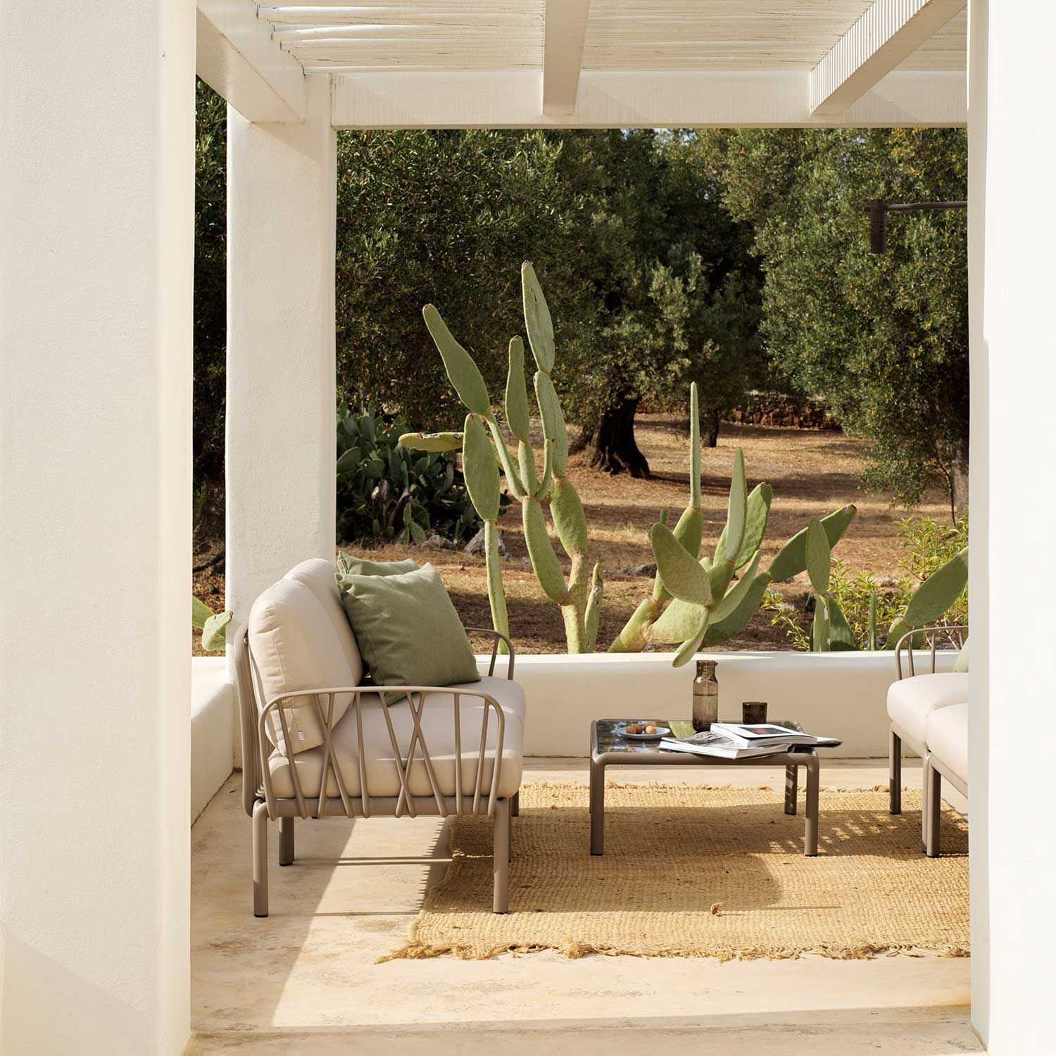 KOMODO VETRO - Table basse extérieur en verre design