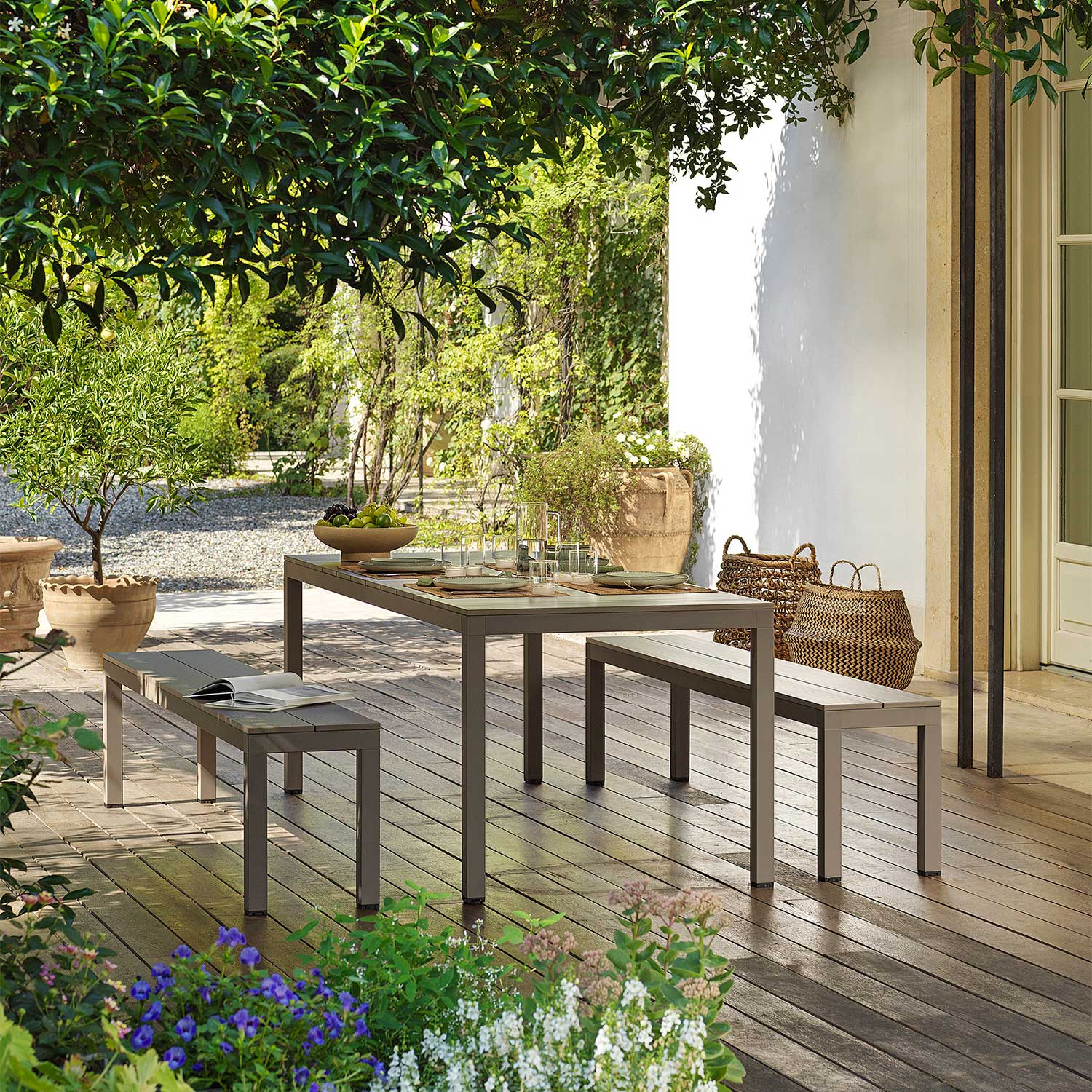 RIO Fix - Table à manger extérieur en alu résistant