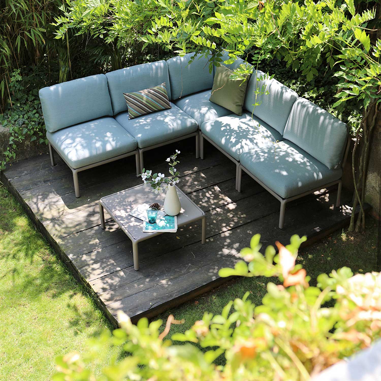 KOMODO - Table basse de salon de jardin design contemporain