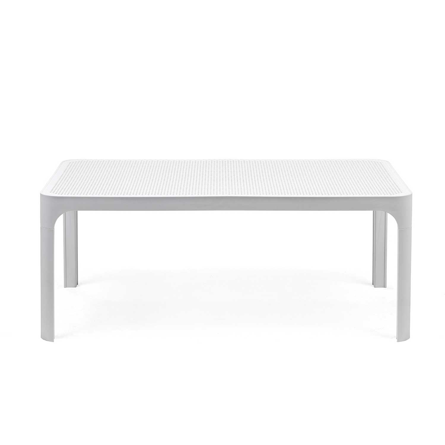 NET Table - Table basse d'extérieur rectangulaire en résine