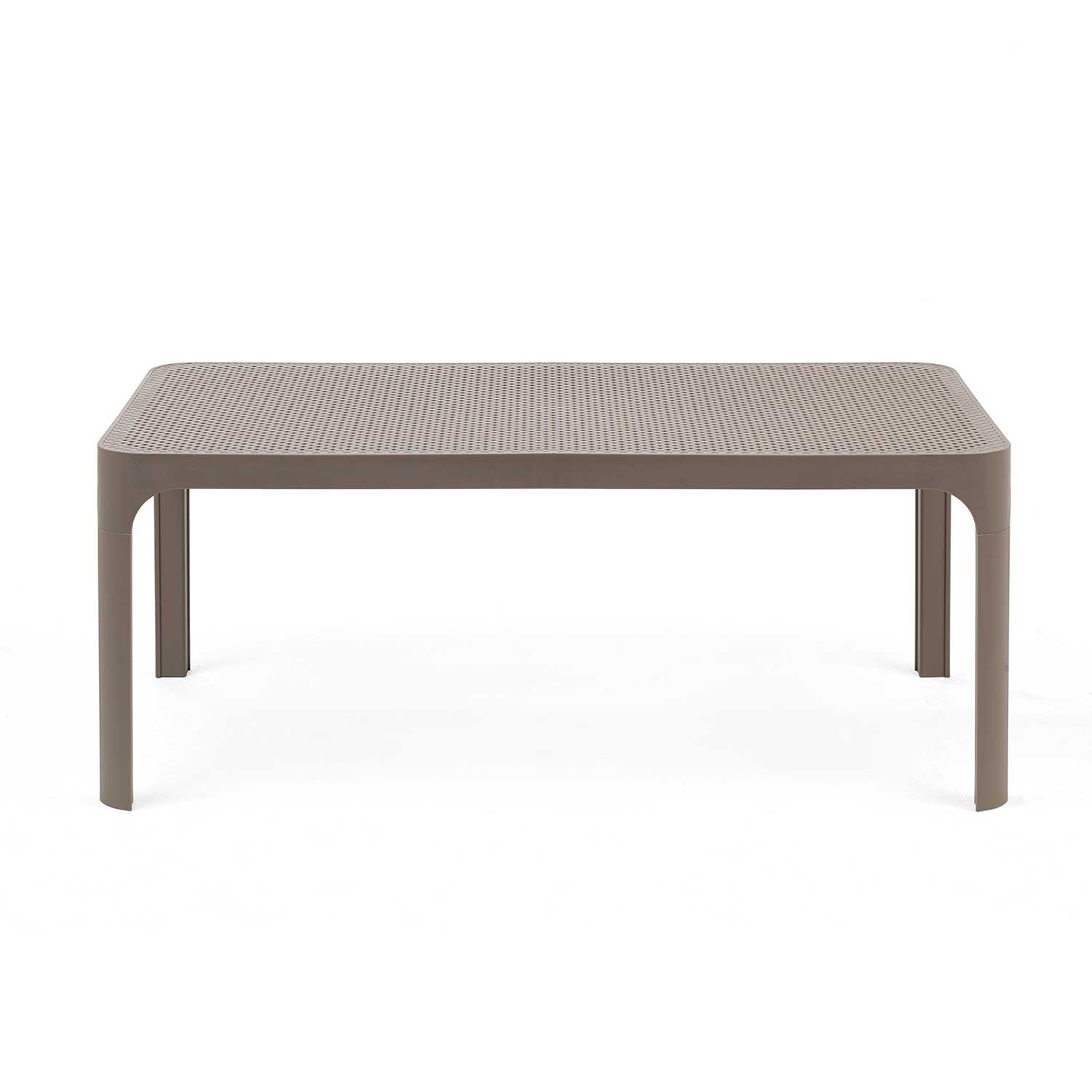 NET Table - Table basse d'extérieur rectangulaire en résine