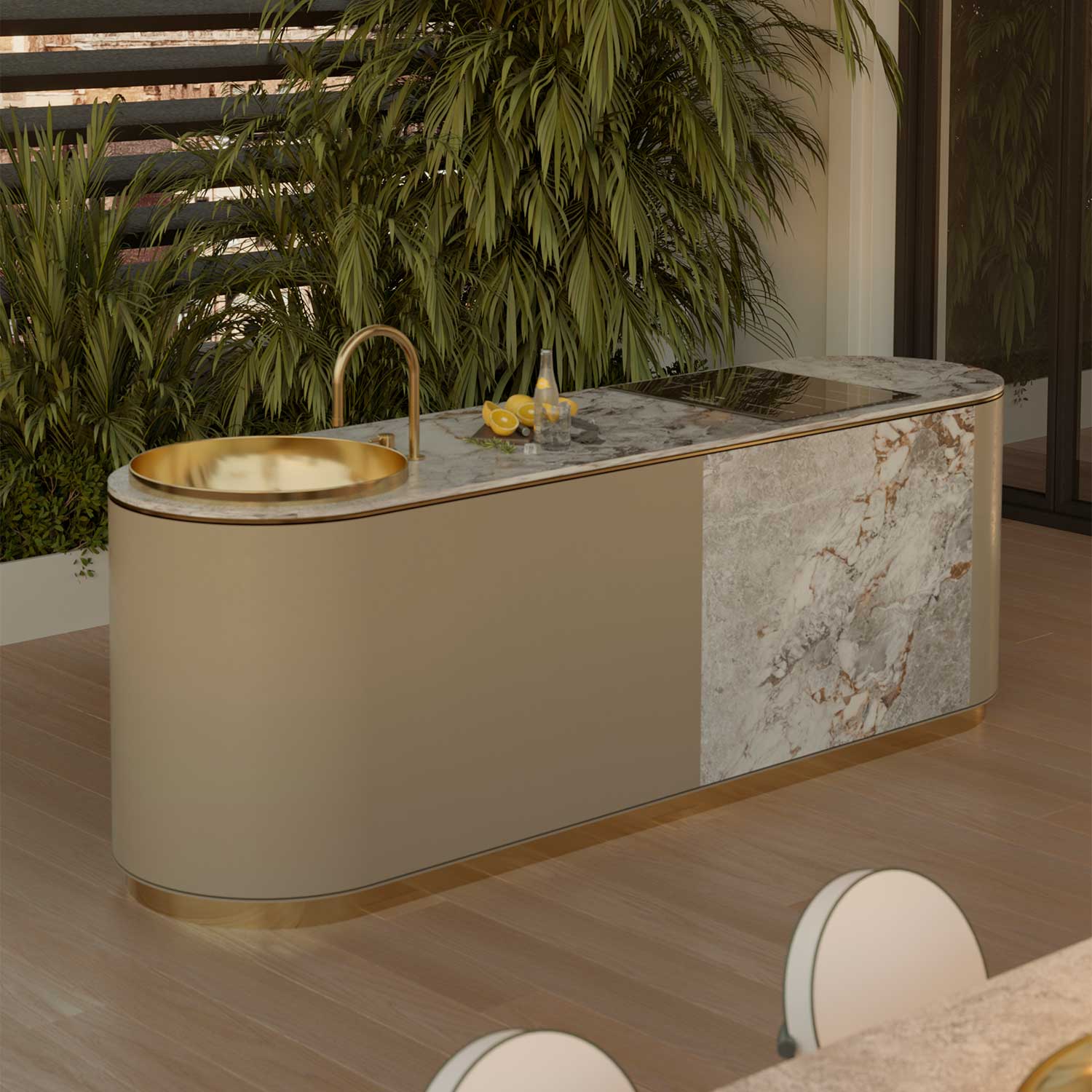 MOON Kitchen - Cuisine d'extérieur haut de gamme personnalisable