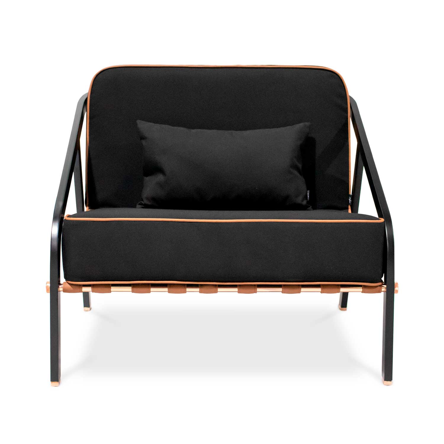 RIBBON Lounge Armchair - Fauteuil d'extérieur haut de gamme personnalisable