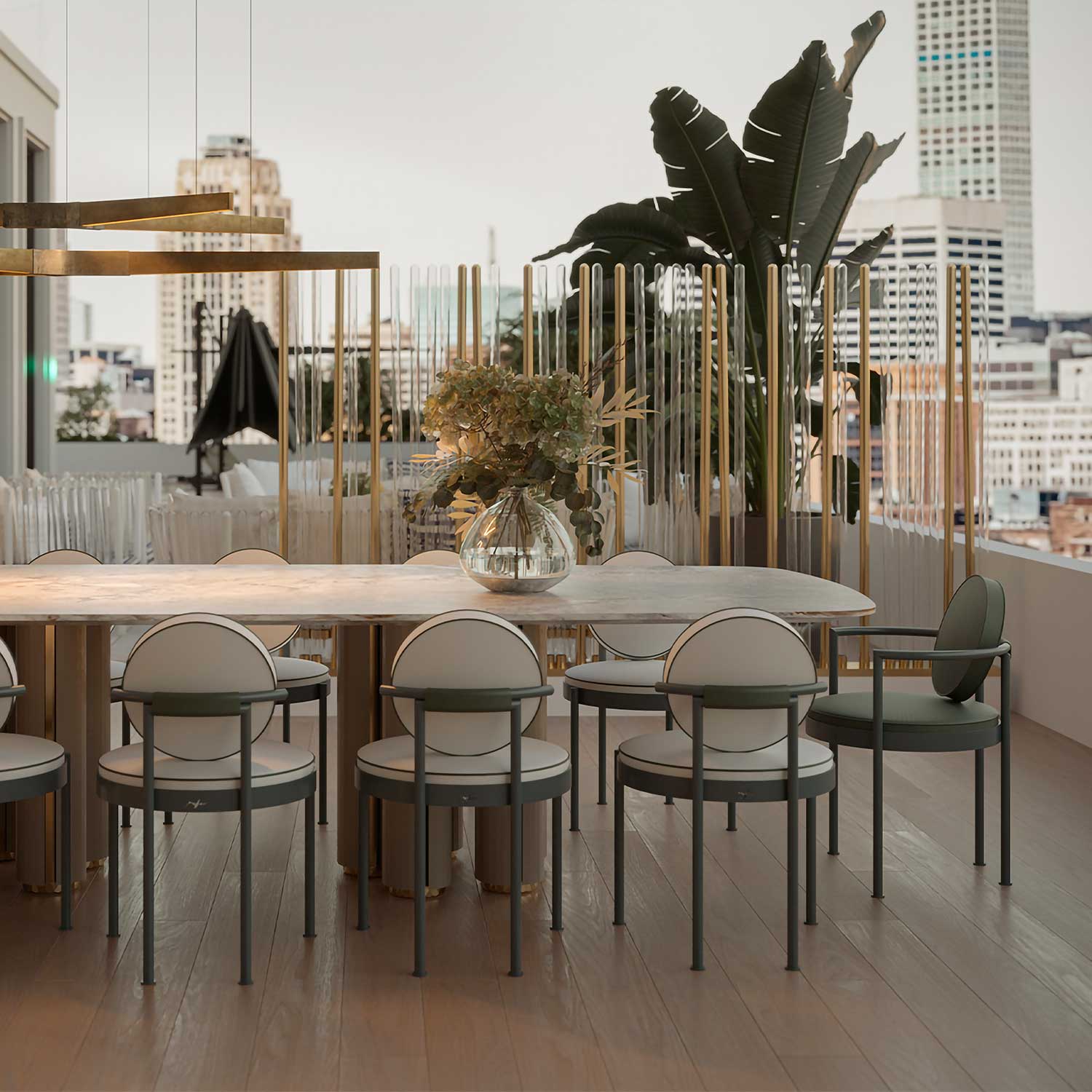 HOUDINI Screen - Customizable designer outdoor divider