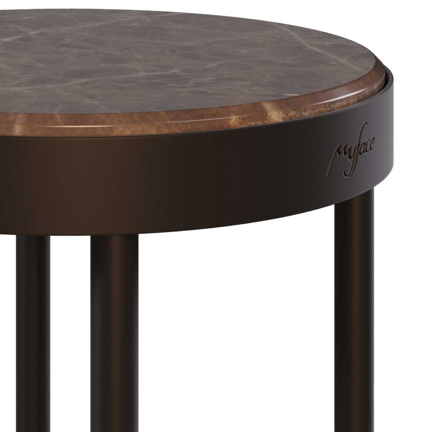 TRACE Side Table - Customizable high-end outdoor side table