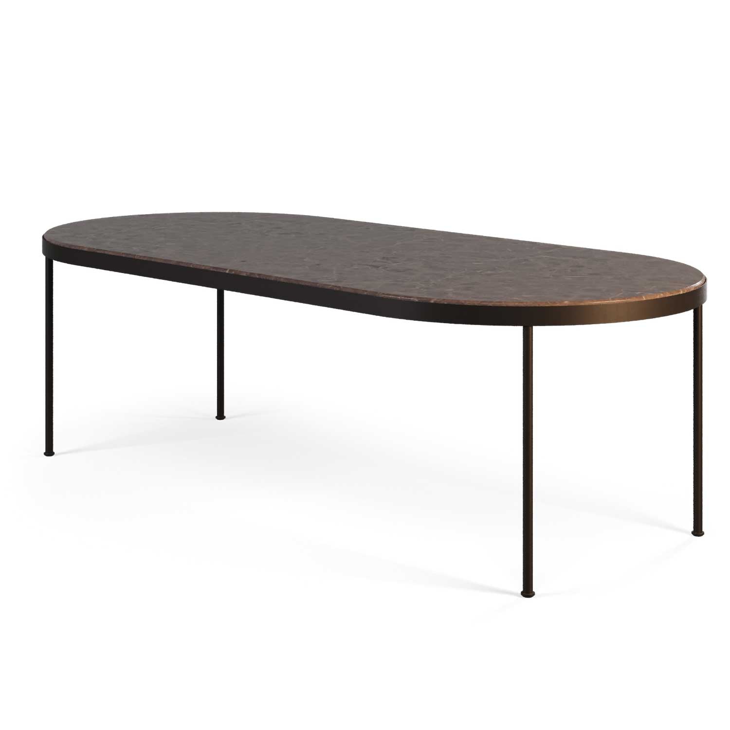TRACE Dining Table Oval - Table d'extérieur haut de gamme personnalisable