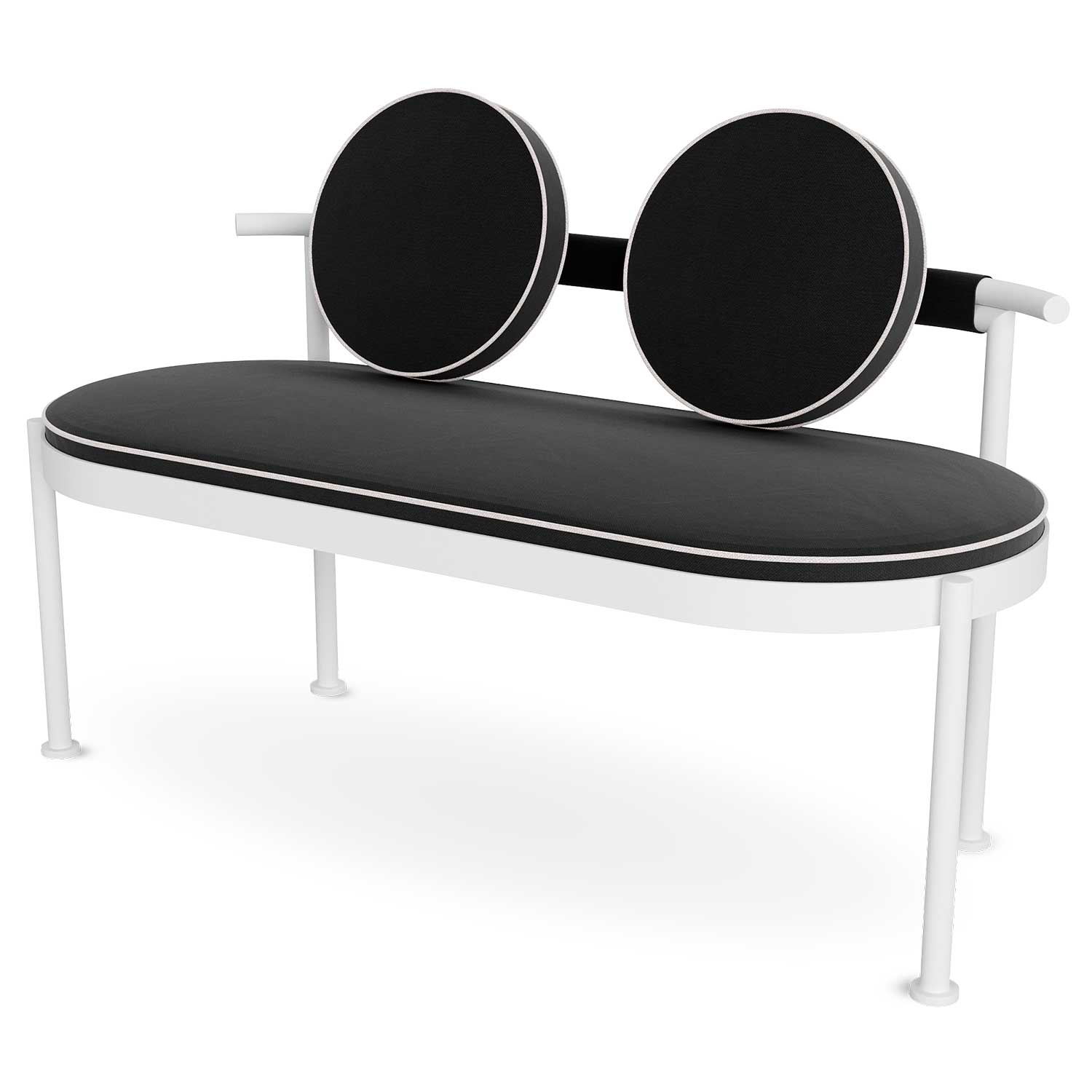 TRACE Bench Back - Banc d'extérieur haut de gamme personnalisable