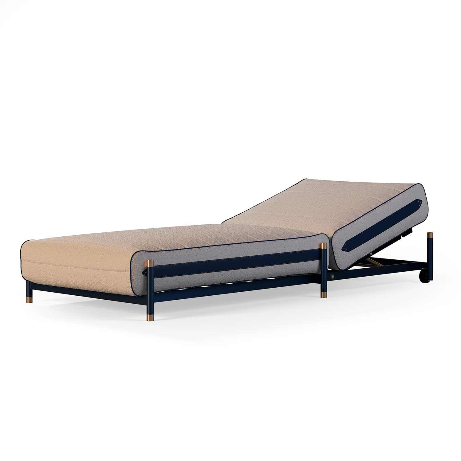 VOGUE Sunbed - Transat haut de gamme cuir ou tissu personnalisable