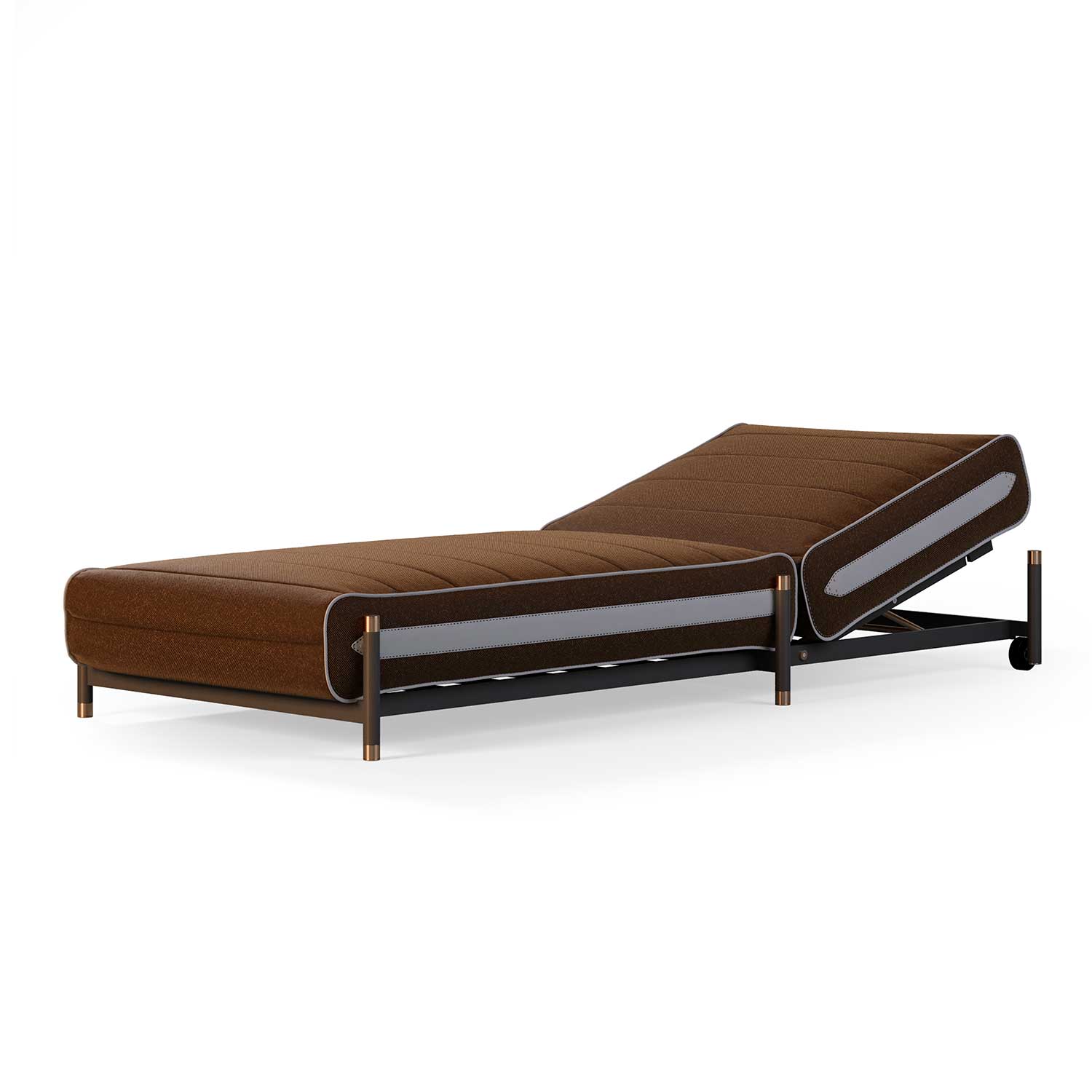 VOGUE Sunbed - Transat haut de gamme cuir ou tissu personnalisable