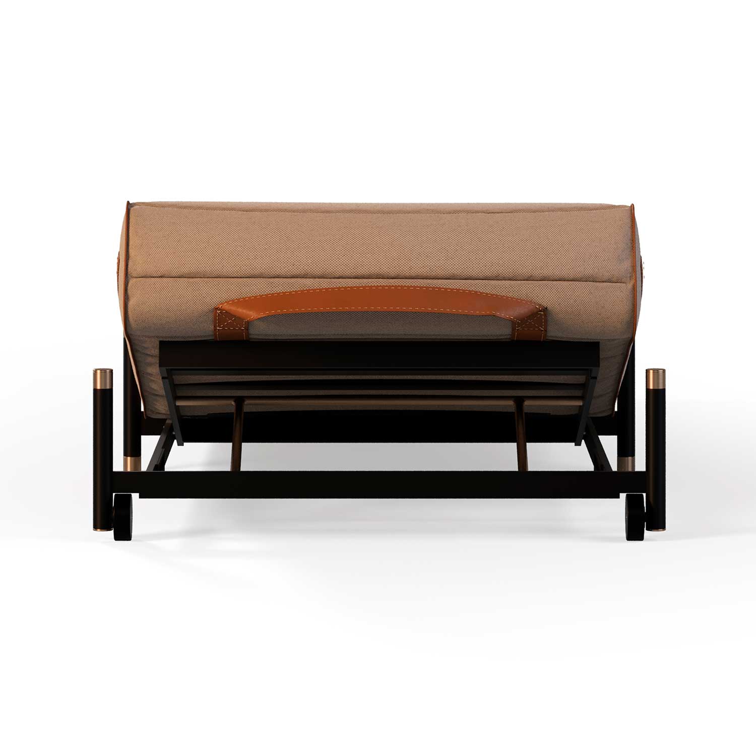 VOGUE Sunbed - Transat haut de gamme cuir ou tissu personnalisable