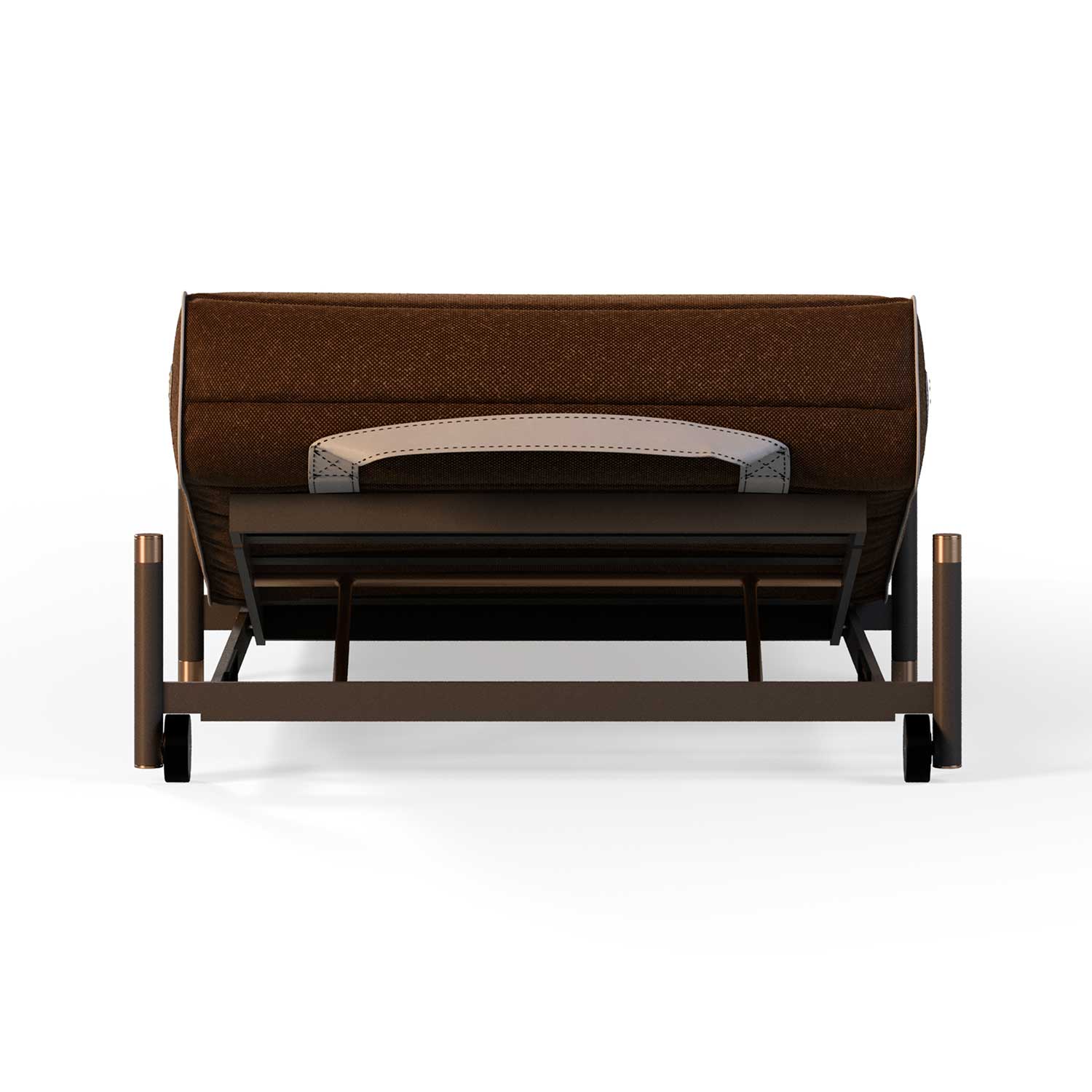 VOGUE Sunbed - Transat haut de gamme cuir ou tissu personnalisable