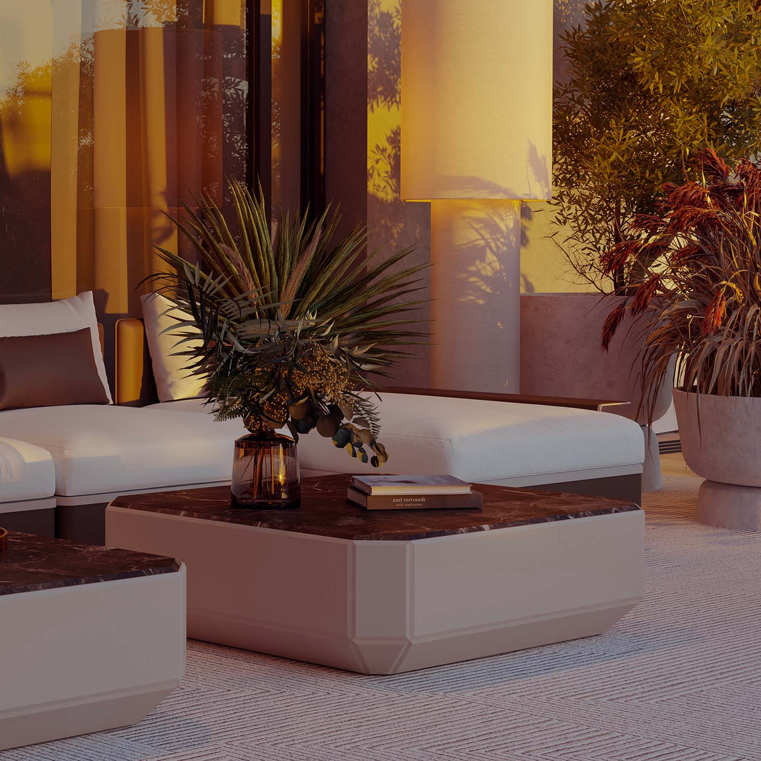 ARCHI Modular Sofa - Canapé d'extérieur modulable haut de gamme personnalisable