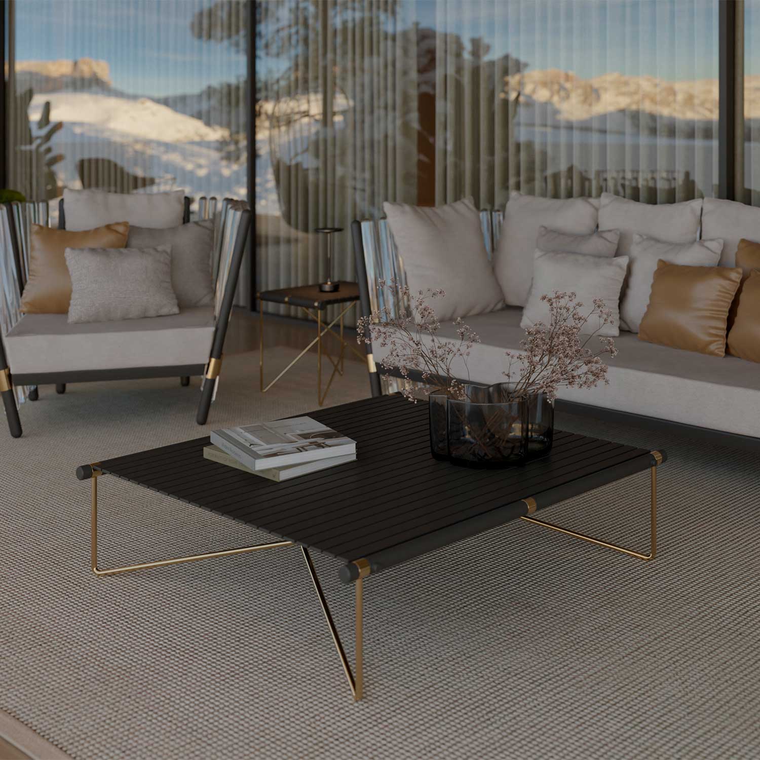 NOA Coffee Table - Table basse d'extérieur haut de gamme personnalisable