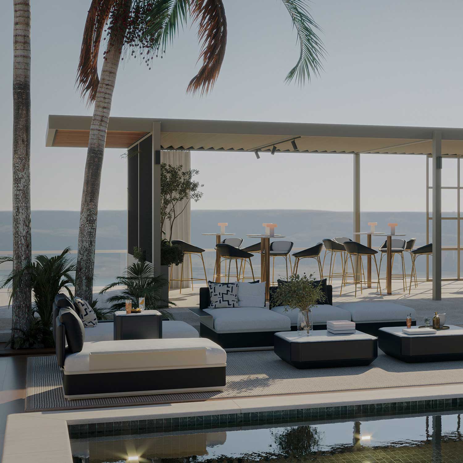 ARCHI Modular Sofa - Canapé d'extérieur modulable haut de gamme personnalisable