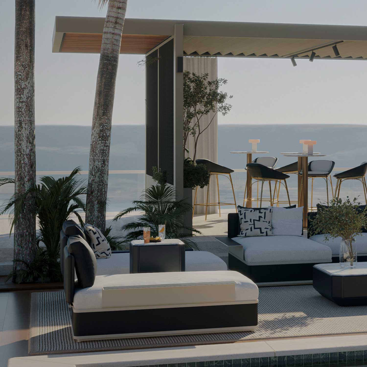 EVEN Side Table - Table d'appoint d'extérieur design personnalisable