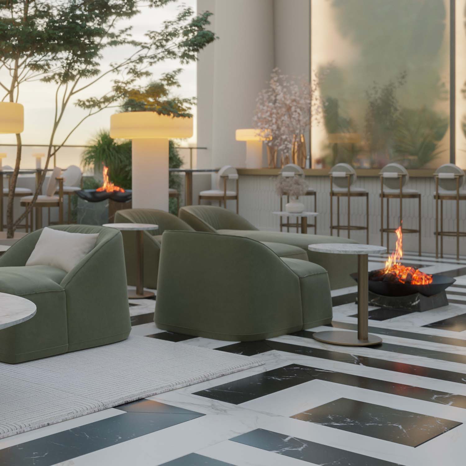 DAWN Side Table - Table d'appoint d'extérieur design personnalisable